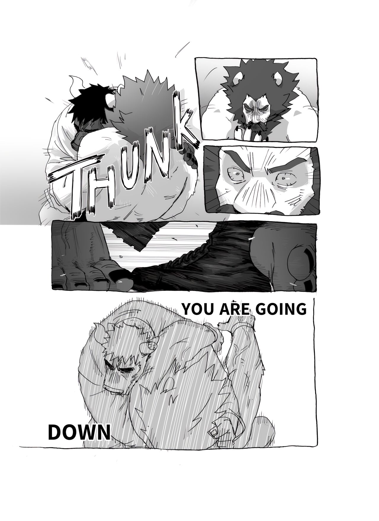 Bear Hug Battle  - Love vs Blood page 7 full