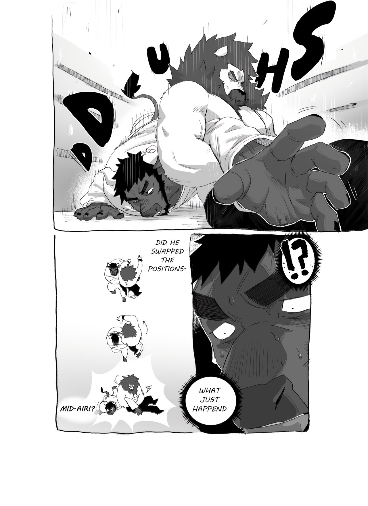 Bear Hug Battle  - Love vs Blood page 8 full