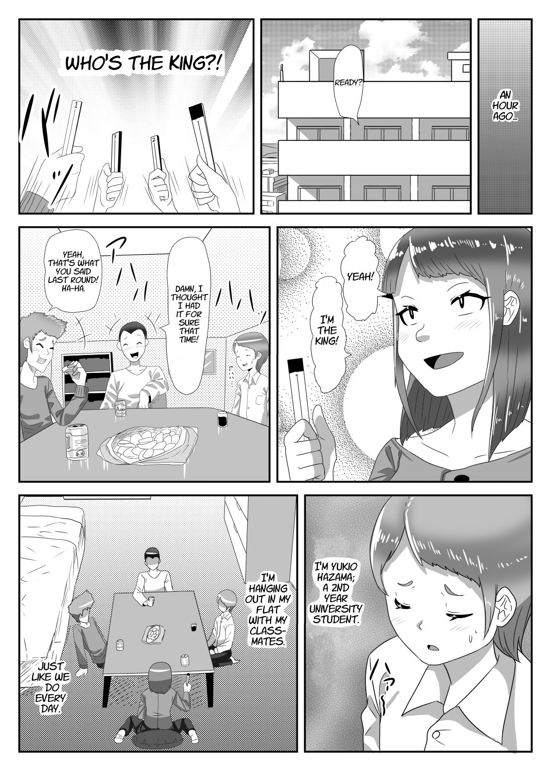 Batsu Game de Josou Sanpo Saserareteitara Ikemen Futanari Musume ni Tasukeraremashita page 3 full