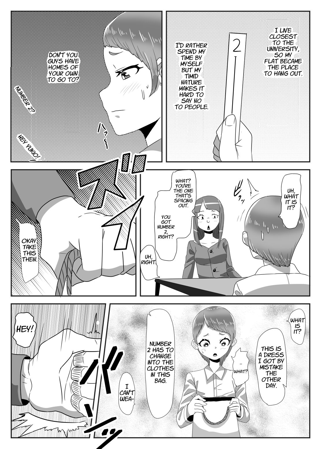 Batsu Game de Josou Sanpo Saserareteitara Ikemen Futanari Musume ni Tasukeraremashita page 4 full