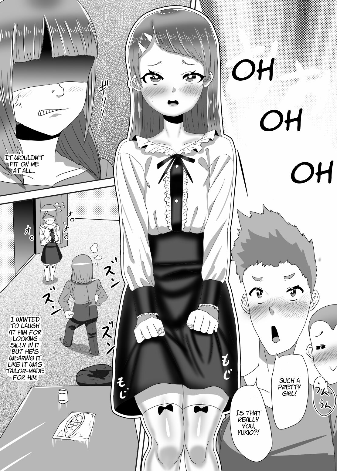 Batsu Game de Josou Sanpo Saserareteitara Ikemen Futanari Musume ni Tasukeraremashita page 7 full