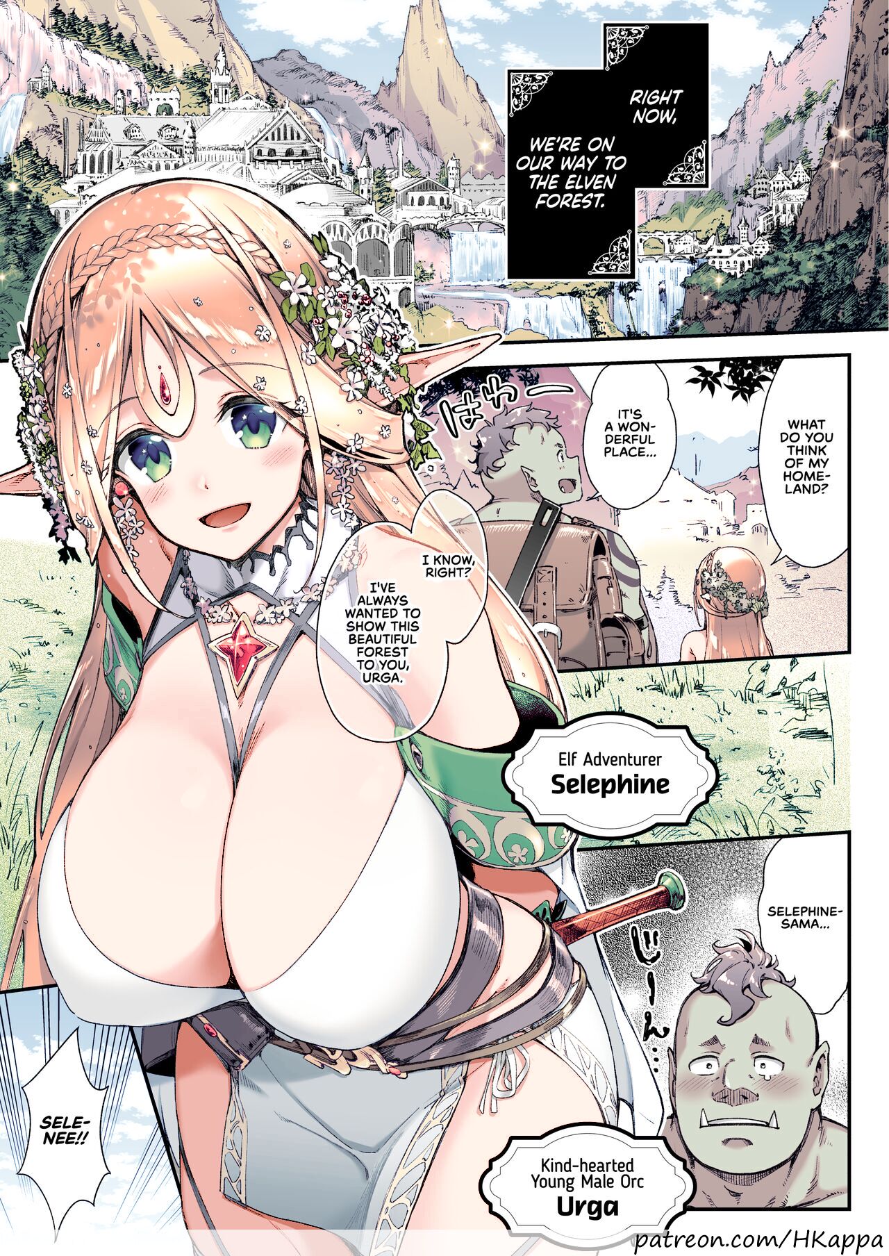 Oideyo! Midarana Elf no Mori | Come to the Forest of the Lewd Elves! page 1 full