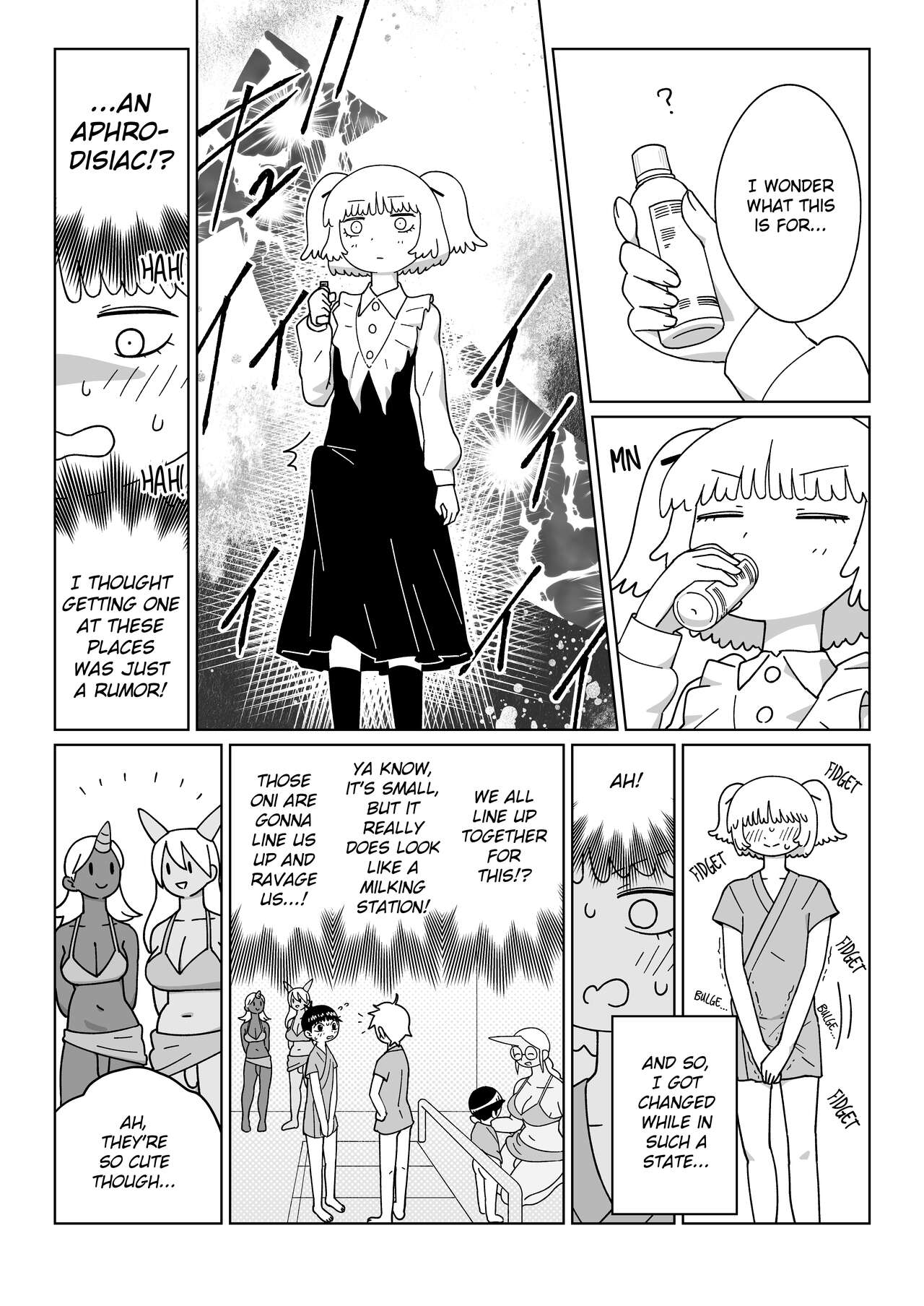 Josoudanshi ga Keneki Land e Itta Hanashi | A Cross-Dresser Visits a Fluid Donation Land page 3 full