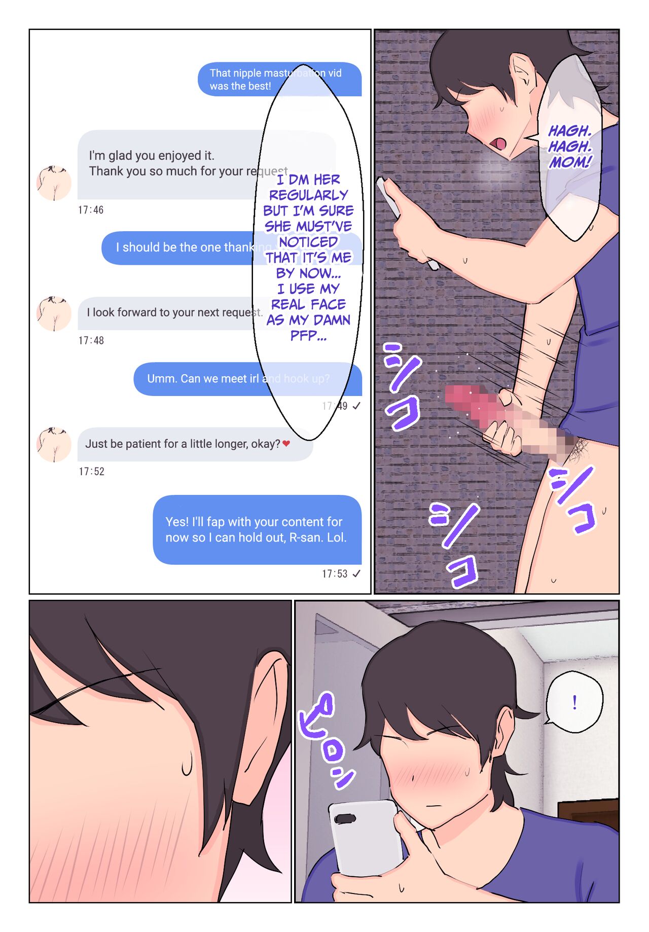 Uraaka Joshi ga Kaa-chan datta Ken | That Time The Anonymous Nudes Account Turned Out To Be My Mother's page 8 full