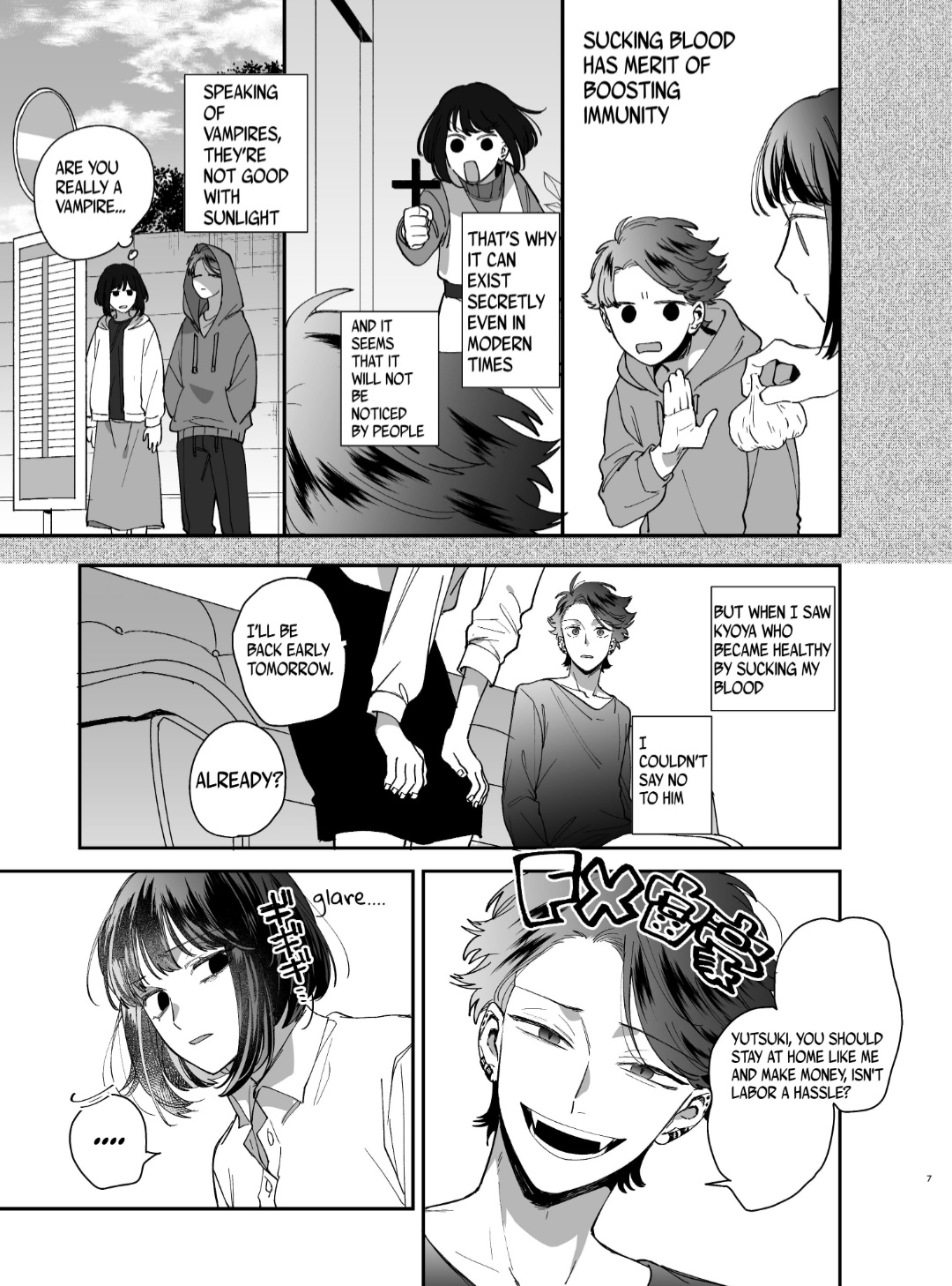 Sucked Dry By My Vampire Friend | Nekokaburi Kyuuketsuki ni Honenozui made Tabetsuku sareru  page 9 full