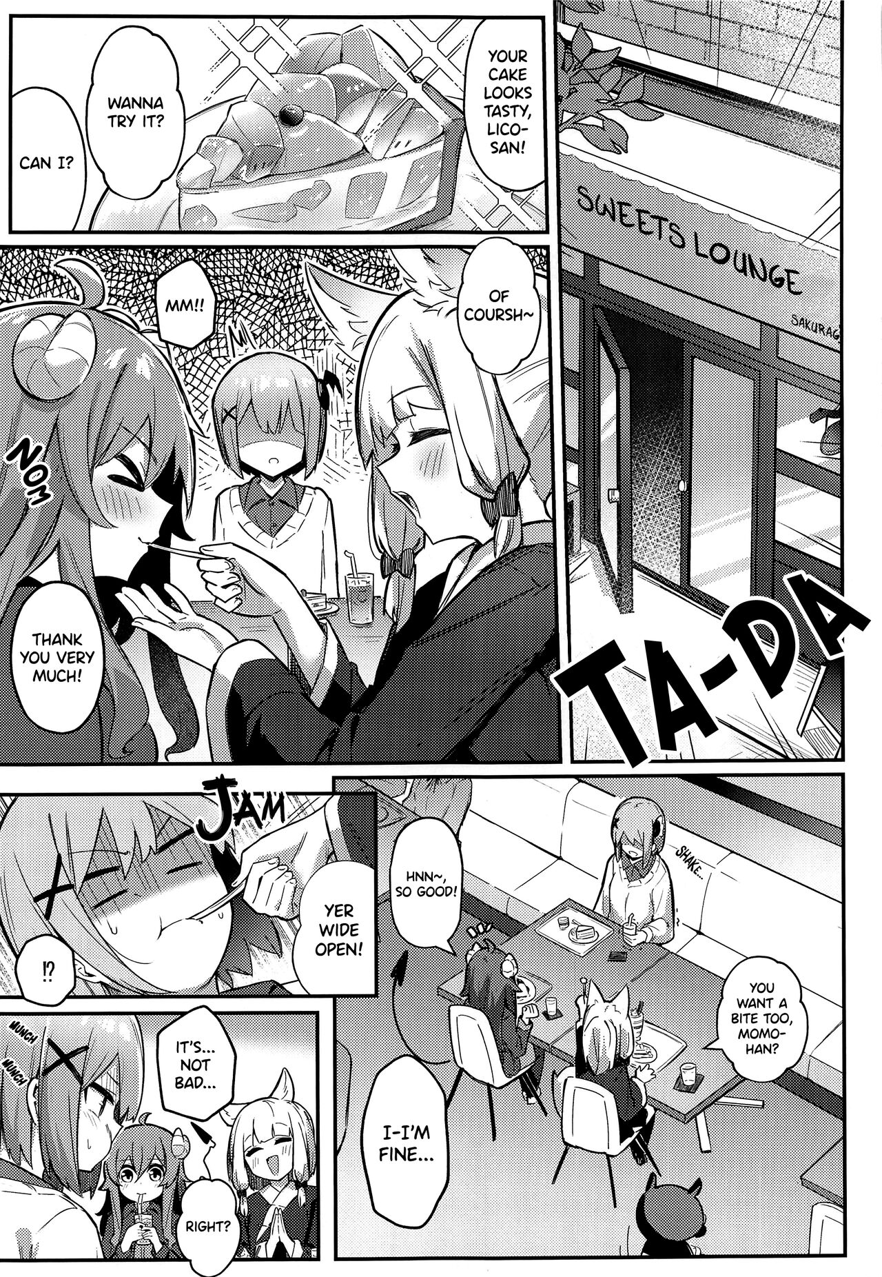 Momo-chan Yamiochi Shita!? page 8 full