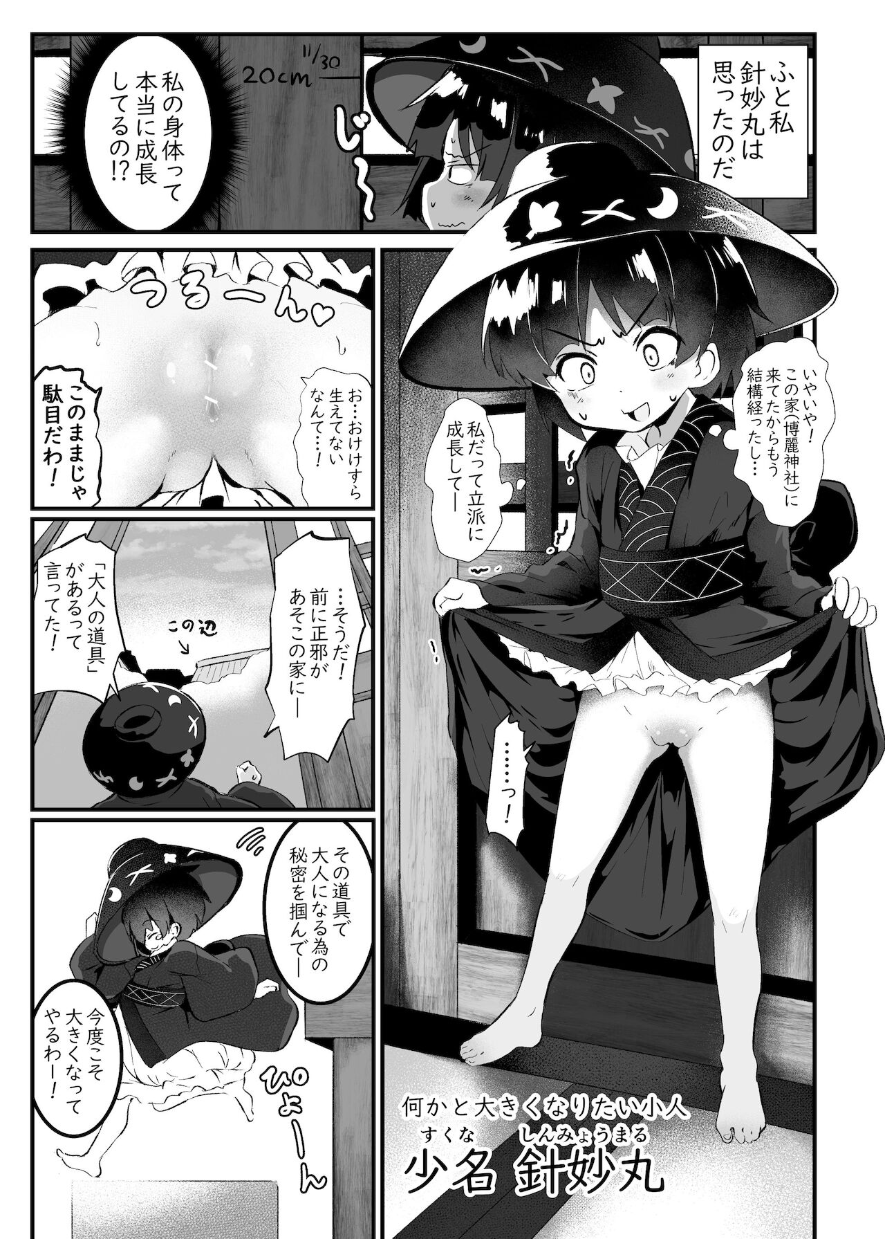 Shinmyoumaru ga Onaho ni Machigawareru Hon page 3 full