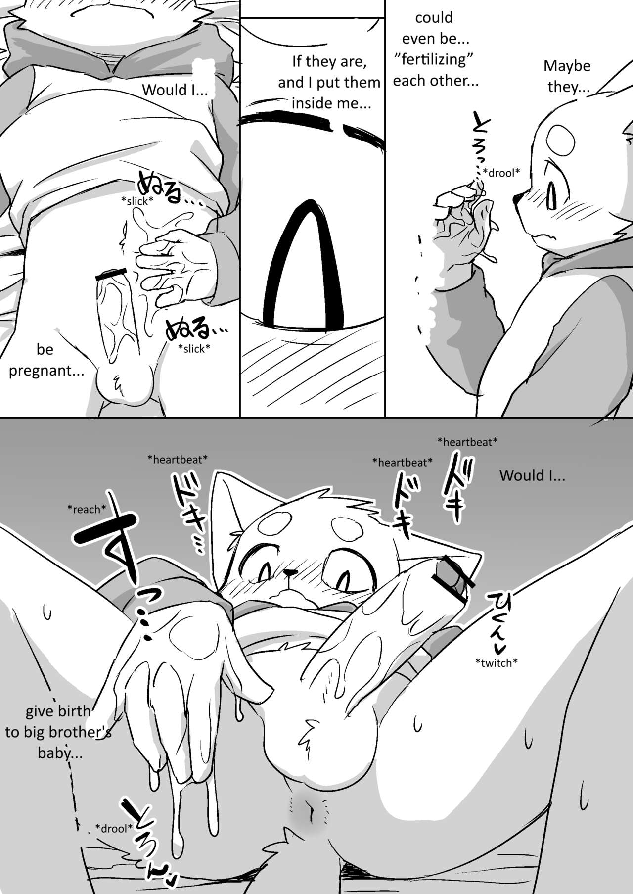 A little brother mistakenly thinks he's pregnant manga page 10 full