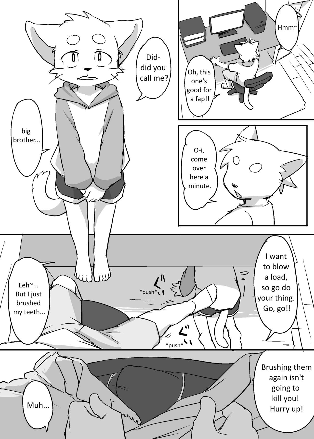 A little brother mistakenly thinks he's pregnant manga page 2 full