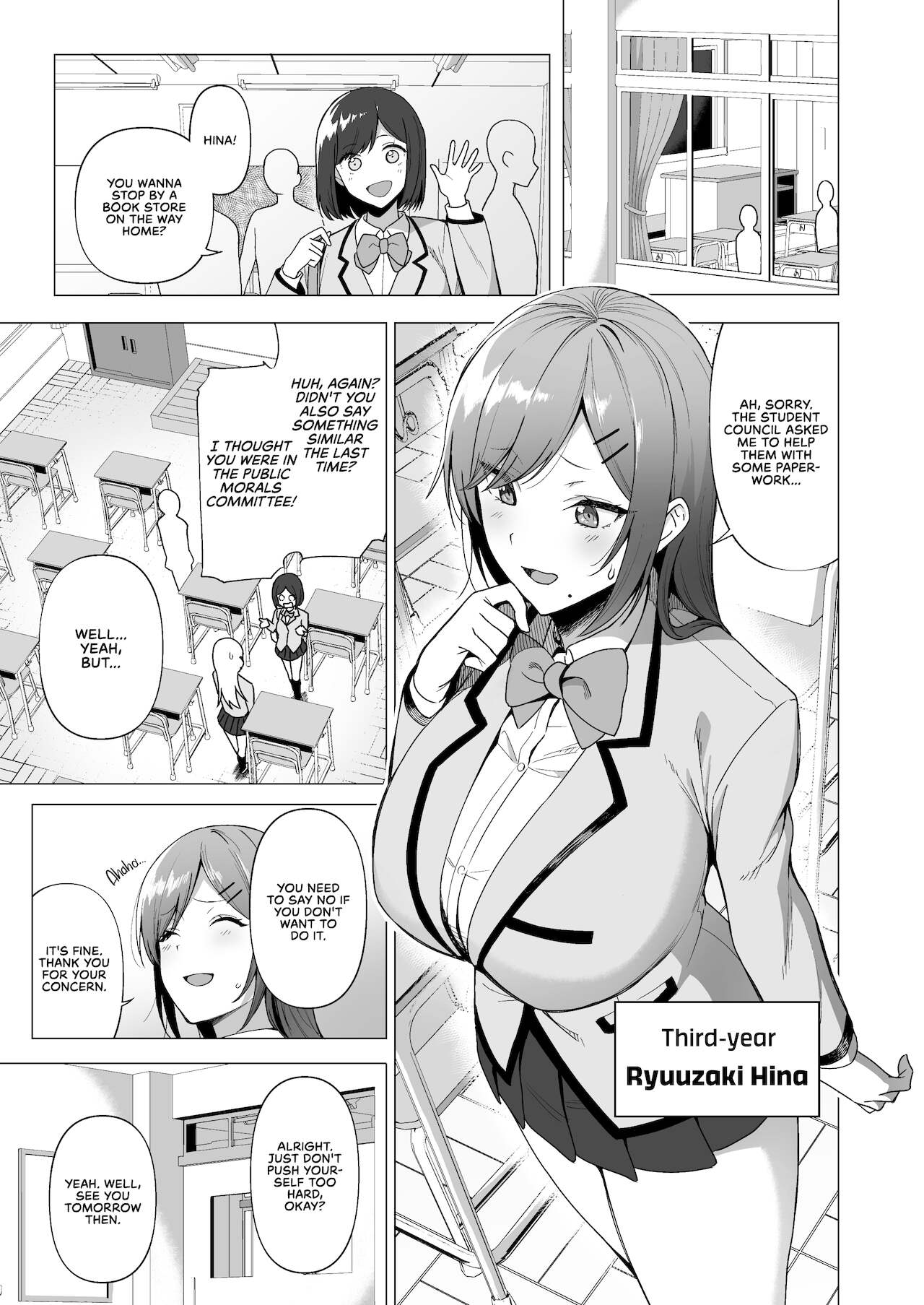 Fuuki Iin to Fuuzoku Katsudou Vol. 3 | SEX ACTS with a Member of the Public Moral Committee Vol. 3 page 7 full