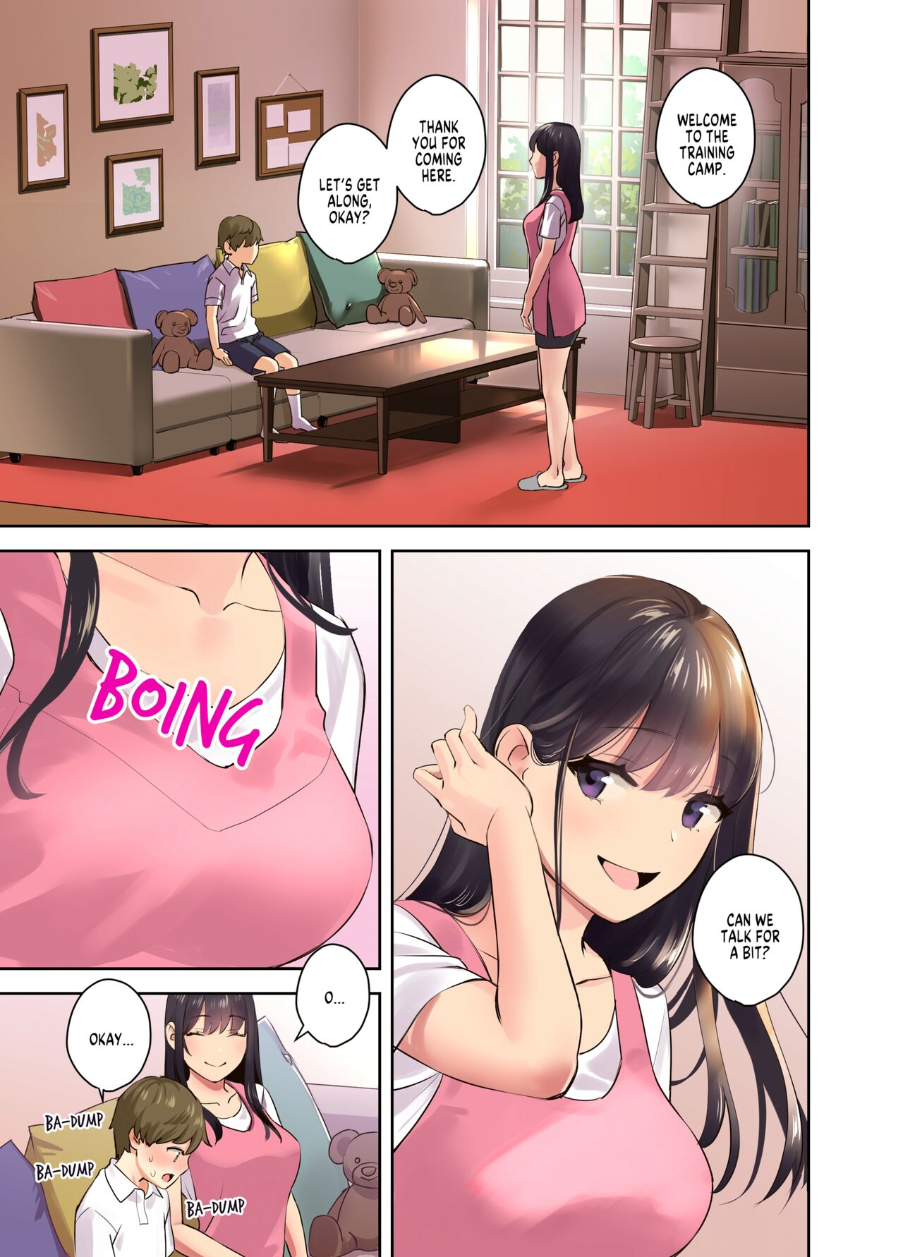 Ecchi na Onee-san to Tairyoku Zukuri Gasshuku o Suru Hanashi. | Fitness Training Camp with Sexy Older Ladies page 7 full