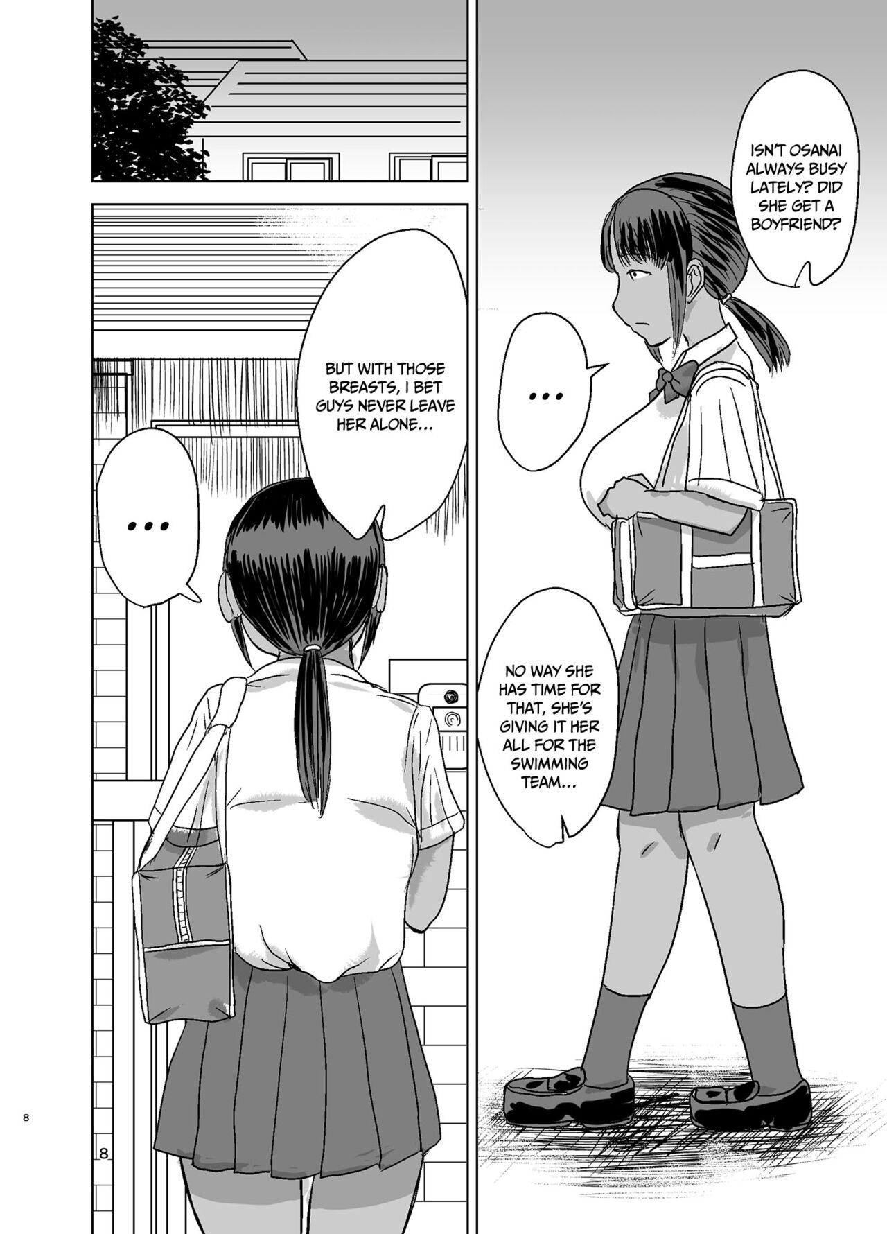 Mob-kao Bakunyuu no Dokyuusei o Ore no Iinari no Sefri ni Shiteyatta... | I Made My Big Breasted Classmate With The Plain-Looking Face Into My Fuckbuddy... page 9 full
