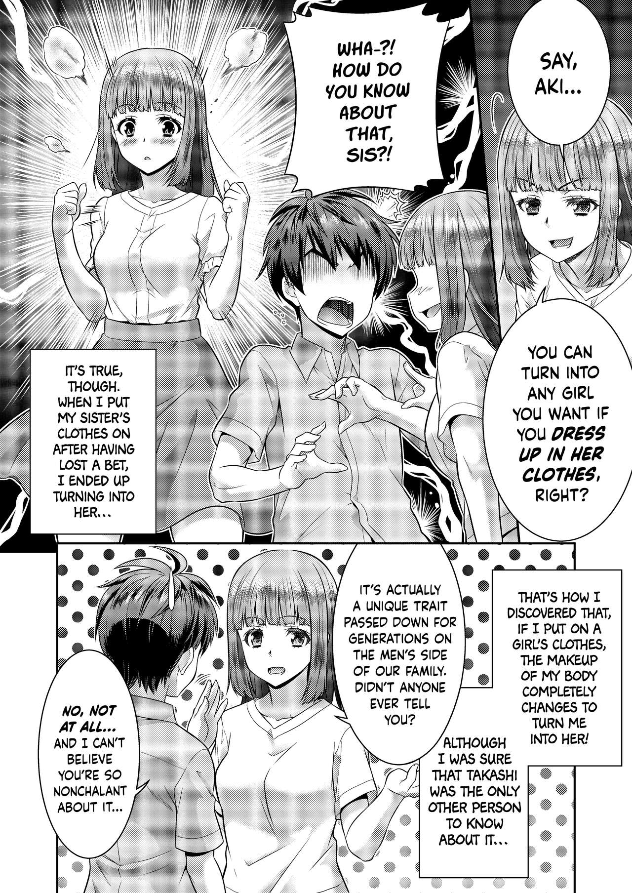 Metamor ★ Coordinate 2 ~Ane no Yuujin Hen Nyotaika Hen~ | Metamorphic ★ Dress-Up 2 ~Sister’s Friend Arc & Genderswap Arc~ page 3 full