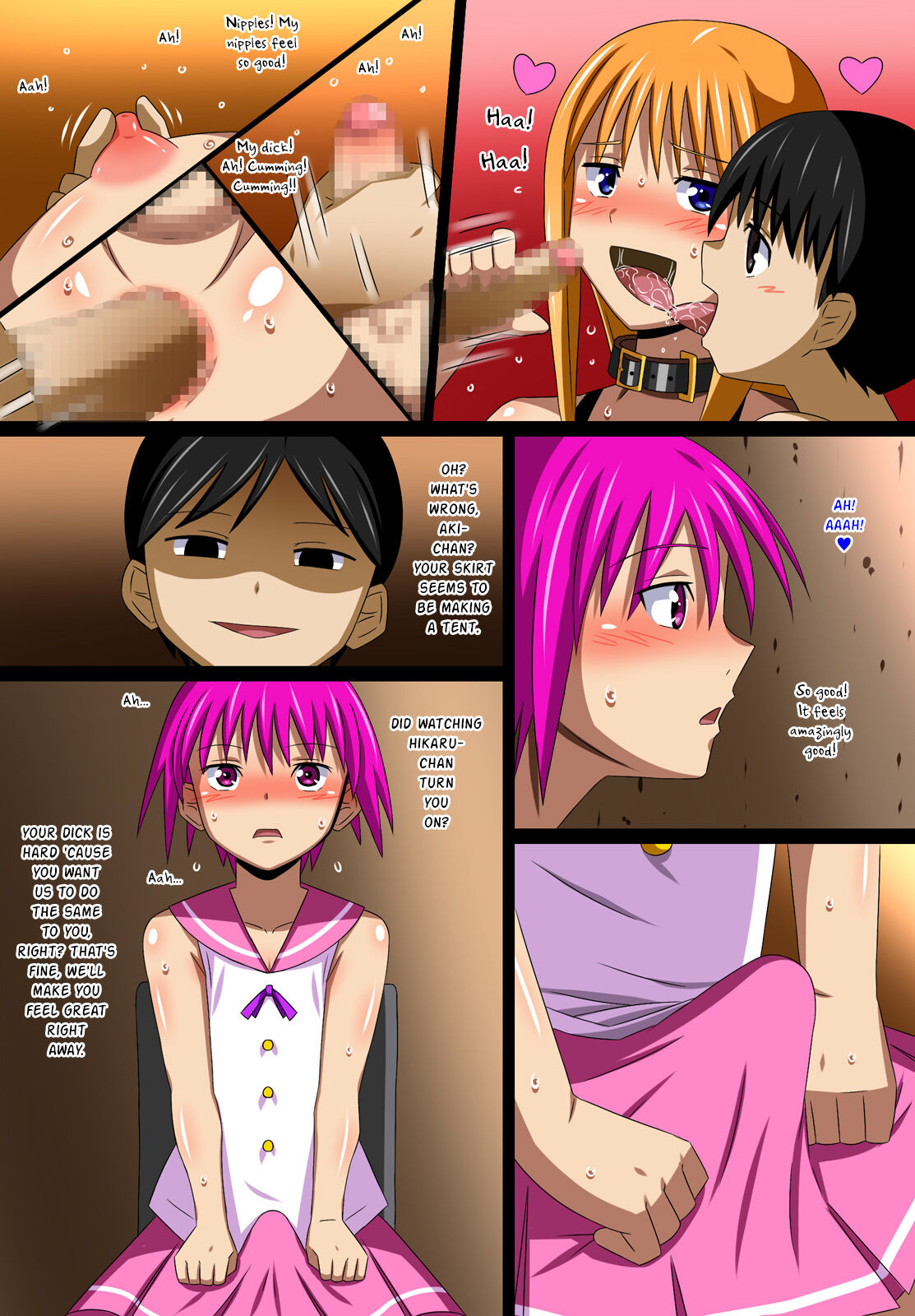 Super Hentai Comic Shota ni Kawareru Otokonoko page 8 full