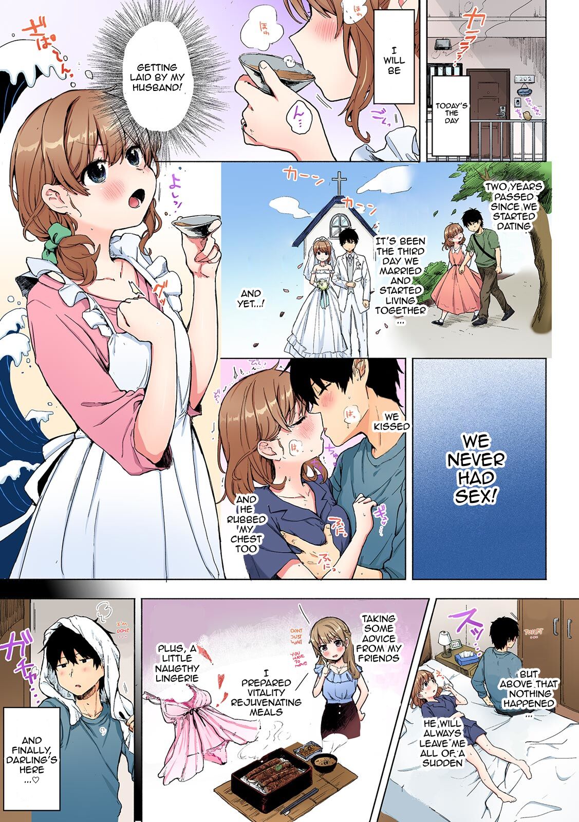 Nengan no Hatsusounyuu, demo Otto no Are wa Big Magnum de... page 1 full