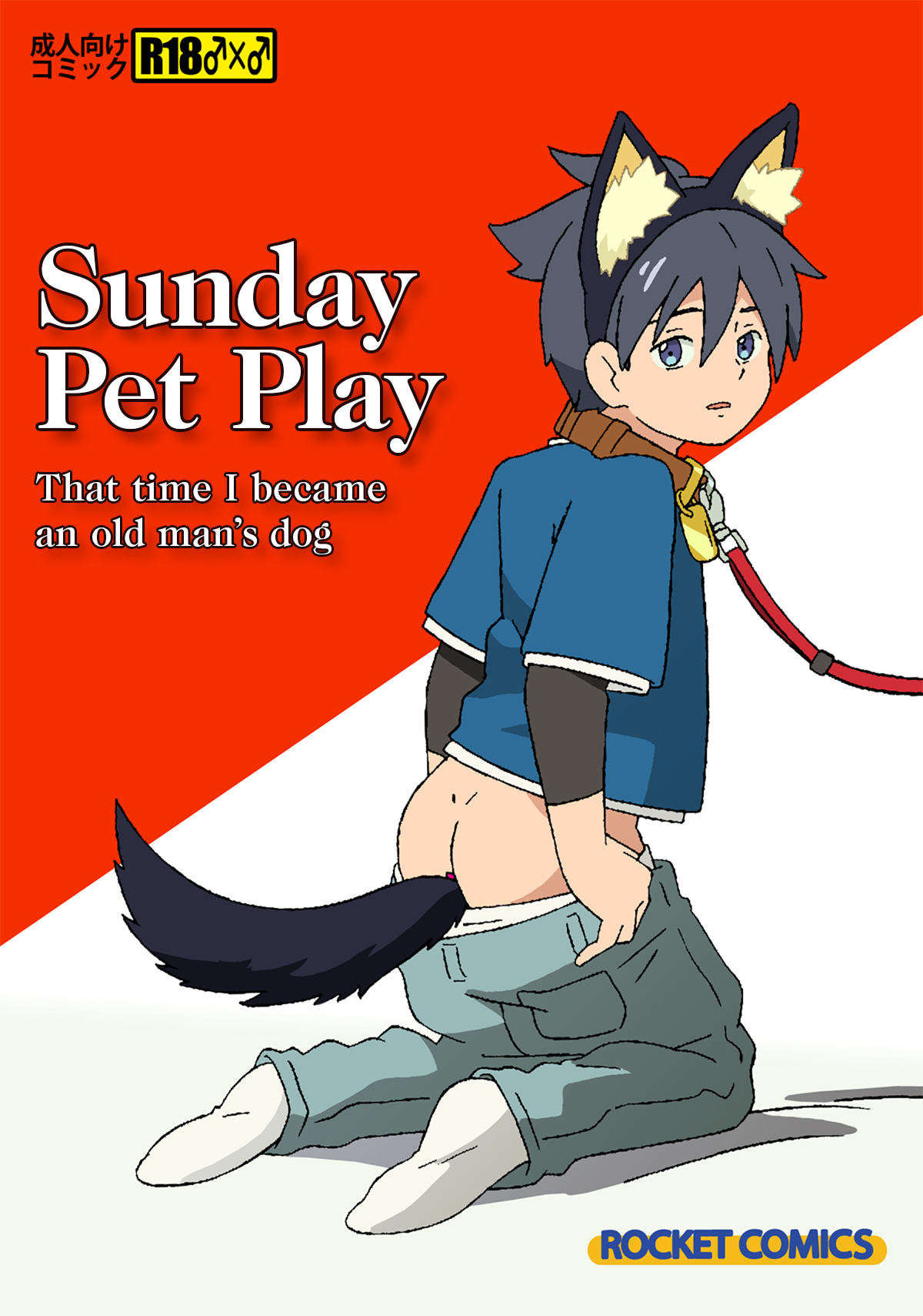Nichiyoubi no Kemono ~Boku wa Ojisan no Inu ni Naru~ | Sunday Pet Play That time I became an old man's dog page 1 full