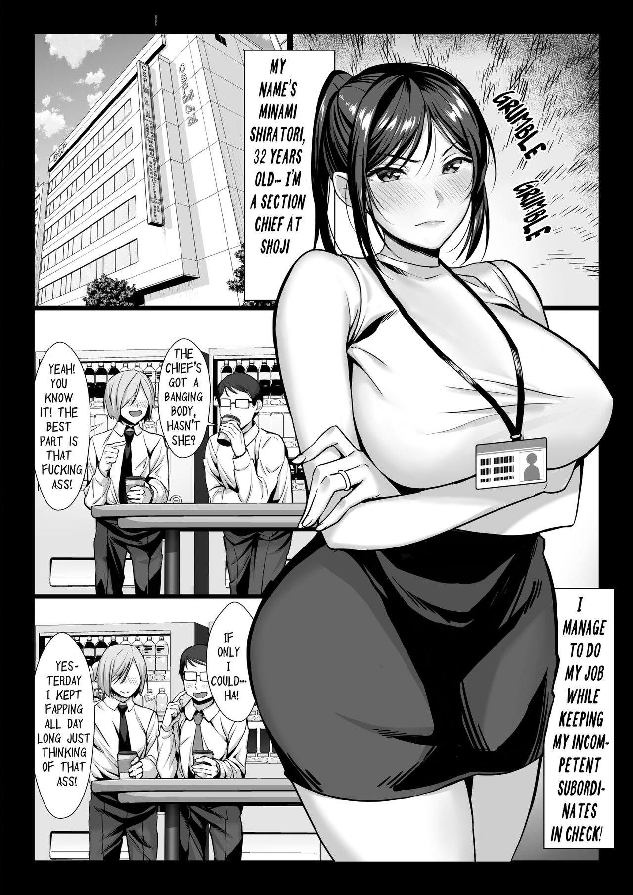 Niizuma Joushi wa Buka no Chinpo de Do-M Ochi | The Newlywed Boss Was Dominated By The Subordinate’s Dick page 3 full