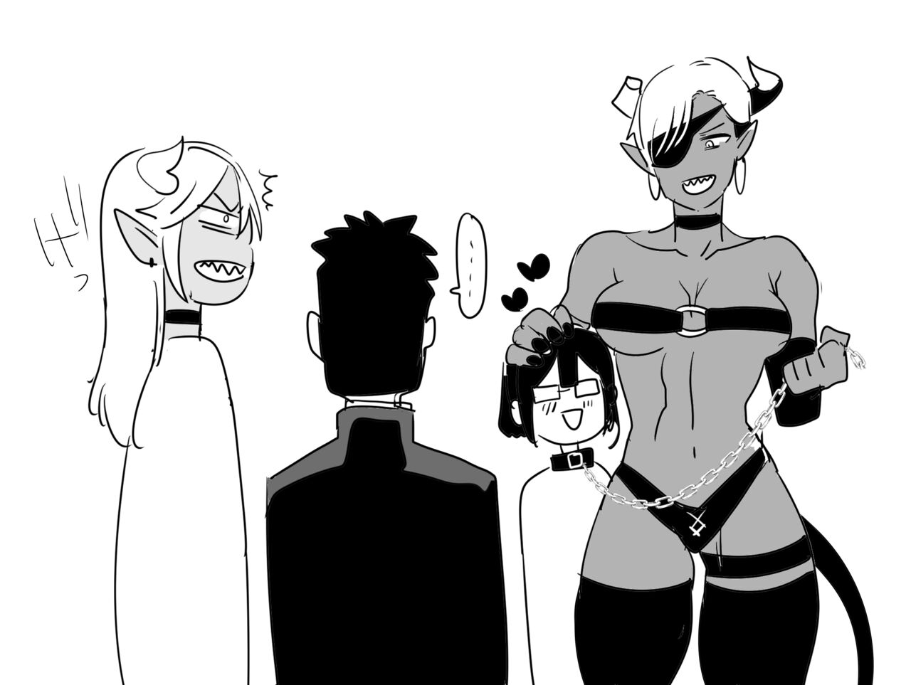 Futanari Akuma-san x Fubin Kawaii-chan page 10 full