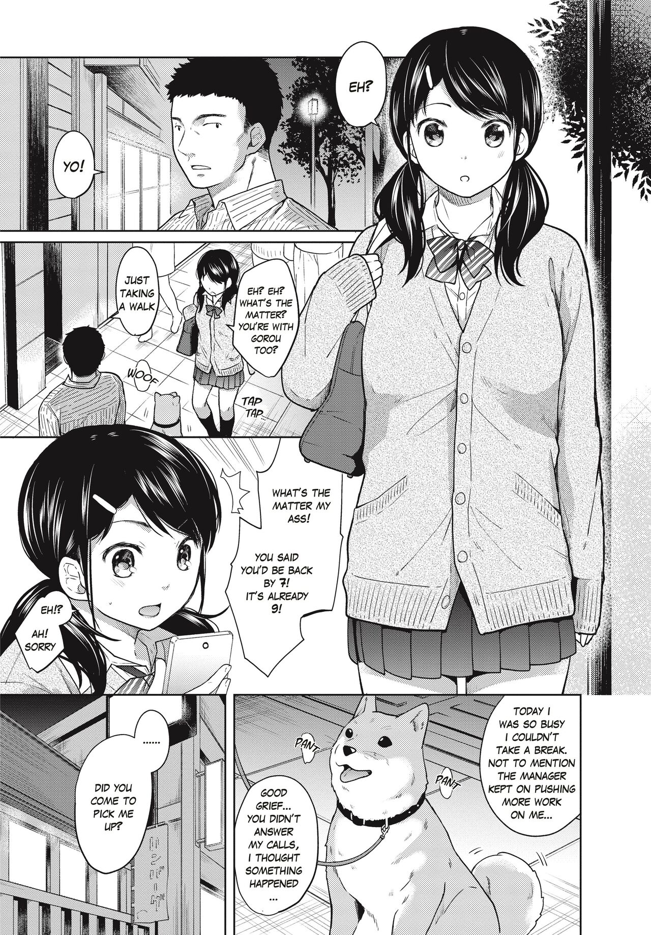 1 Room Apartment + Highschool Girl Suddenly Living Together? Close Contact!? First Sex!!? Ch. 3 page 4 full