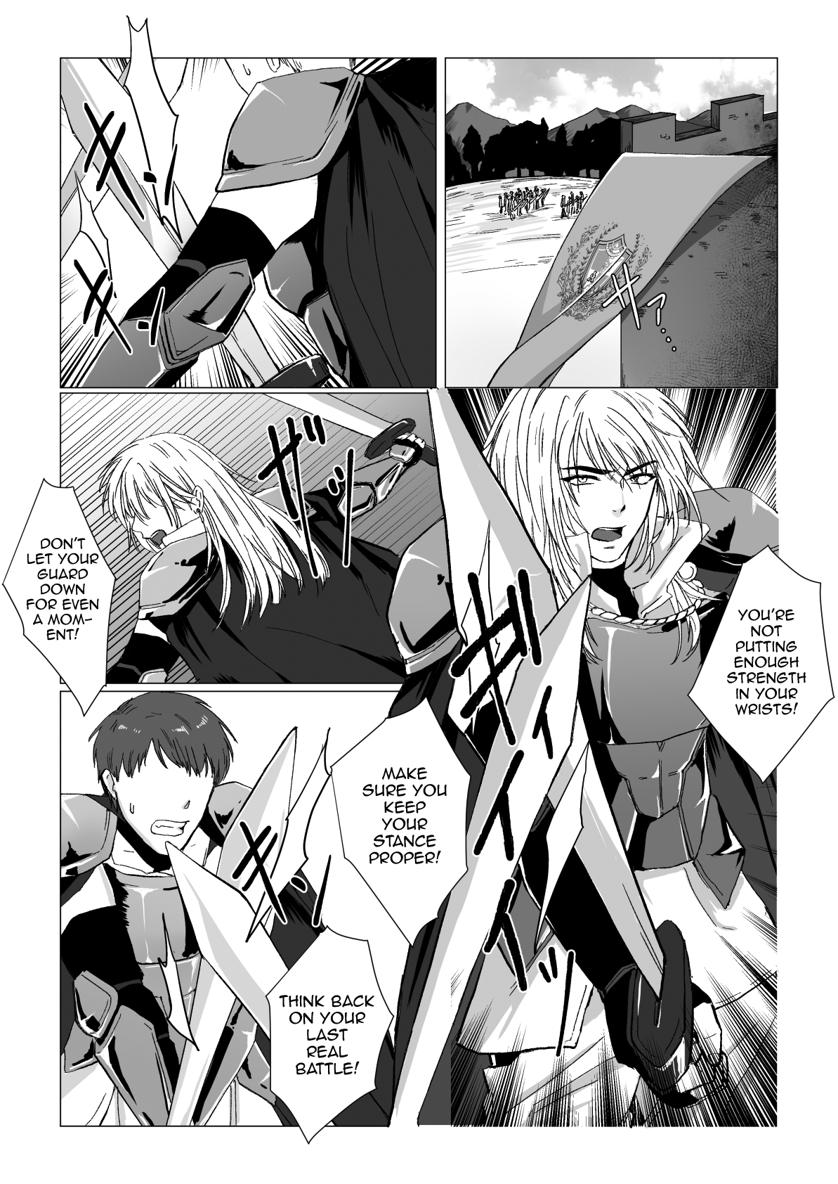 Koumei na Kishi Danchou ga Jitsu wa Nyuugyuu datta Ken page 3 full