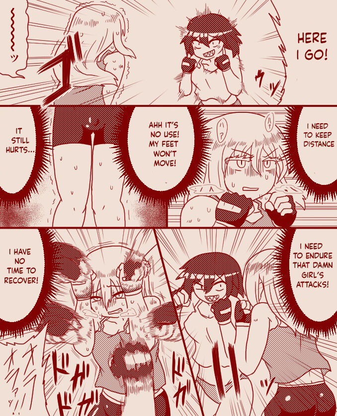 A futanari girl gets her balls hurt during body check page 6 full