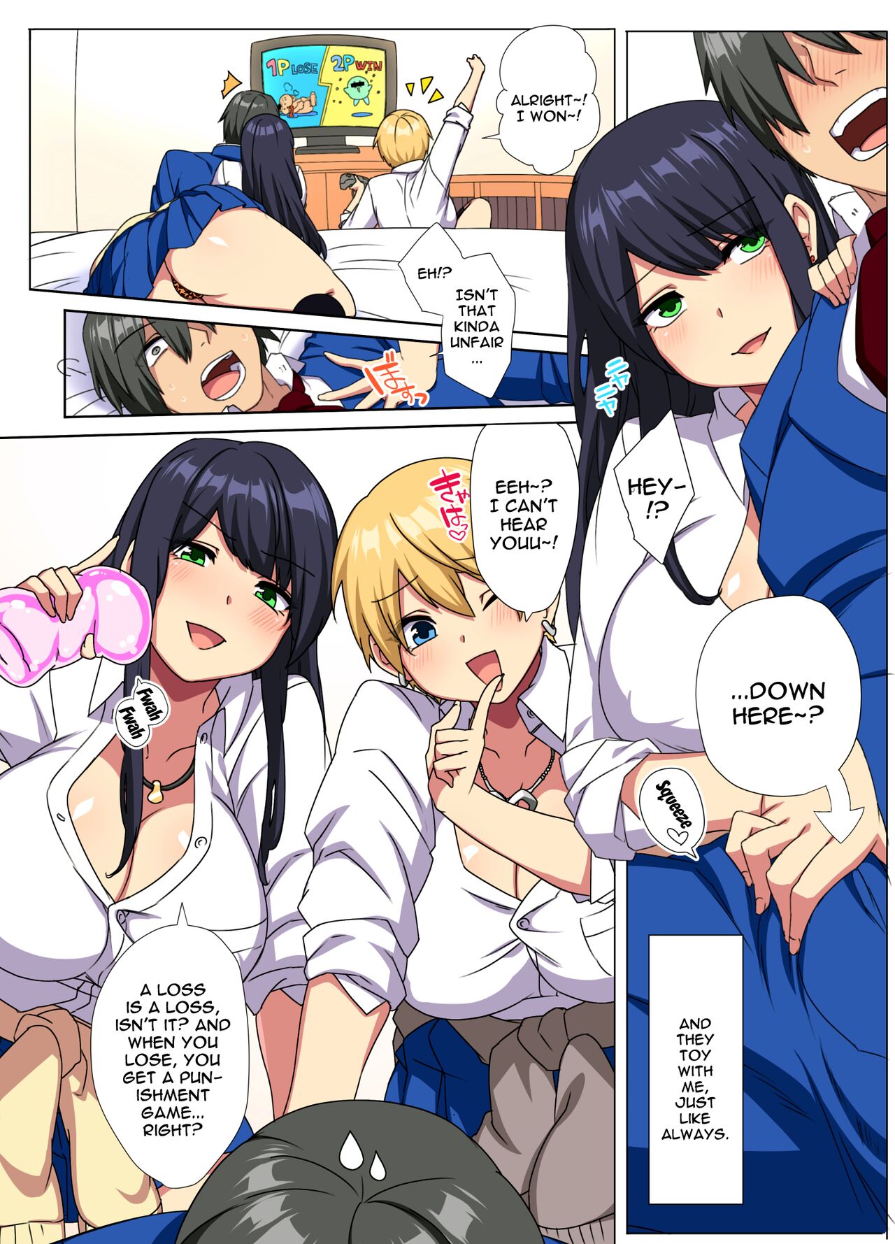 Ore no Dekachin ga Bakunyuu Bitch Gal-tachi ni Sakusei Saremakuru!! 2 | My Big Cock Is Getting Squeezed By Huge Breasted Bitch Gals!! 2 page 4 full
