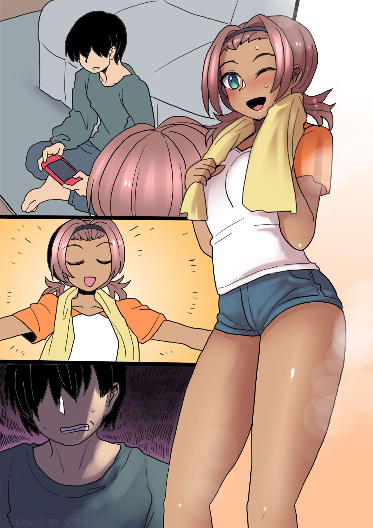 High-schooler Who Loves Exercise is Converted into a Gaming Console page 6 full