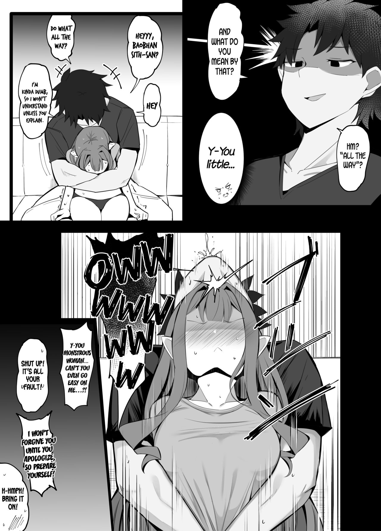 Master and Baobhan Sith-san He's Suuuuuper Close With page 4 full
