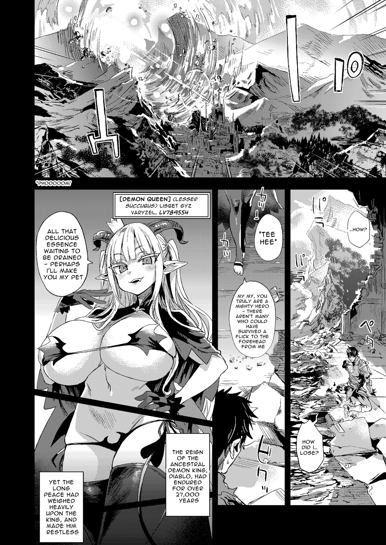 Succubus Joou vs Zako Goblin - Victim Girls R page 4 full