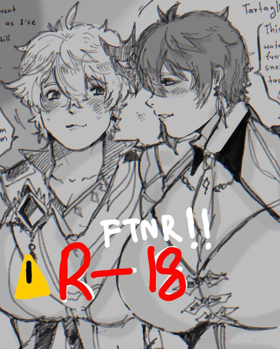 Genshin Fem Zhongli x Fem Childe page 1 full