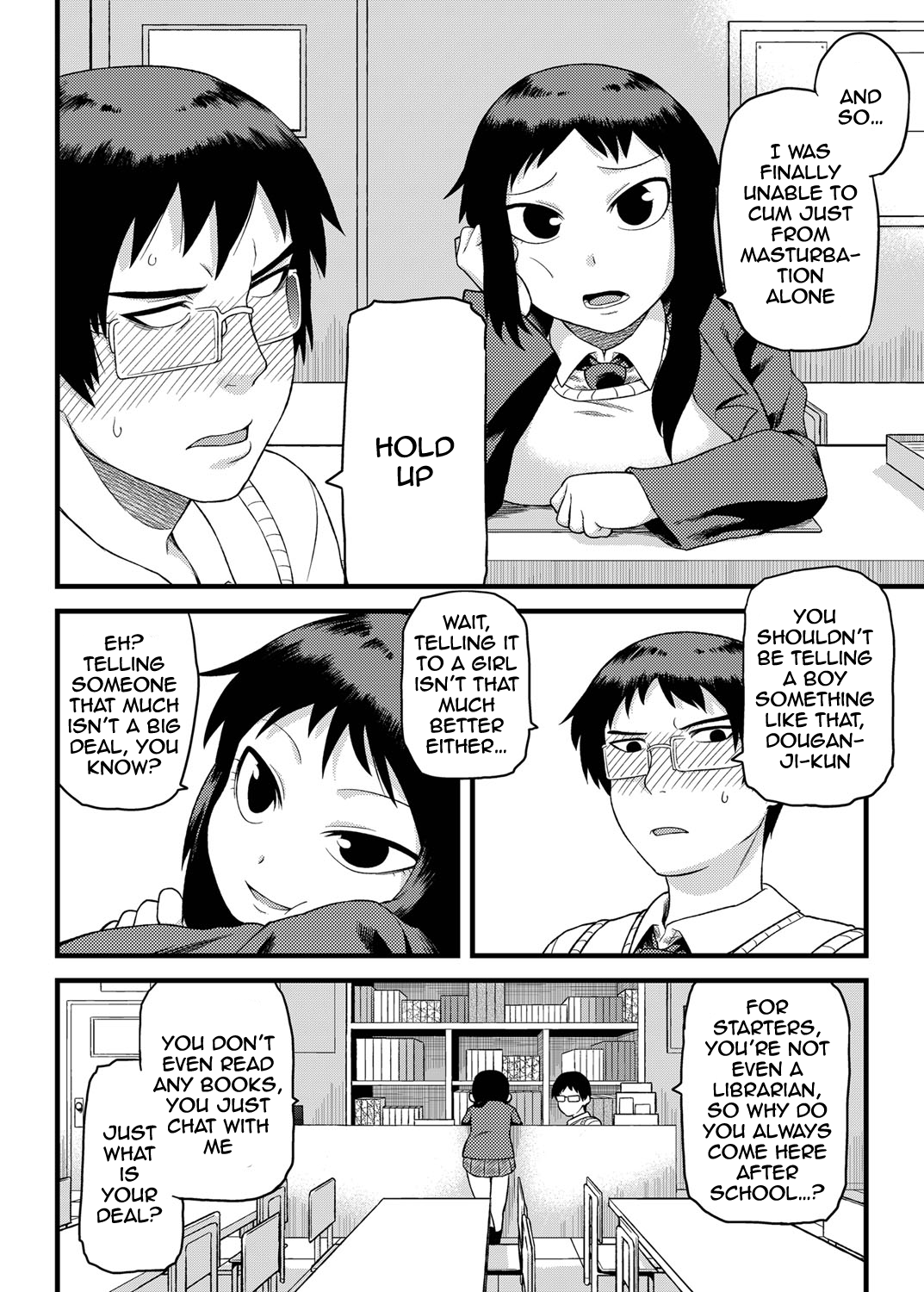 Toshoshitsu no Senpai to. | With the Senpai from the Library page 3 full