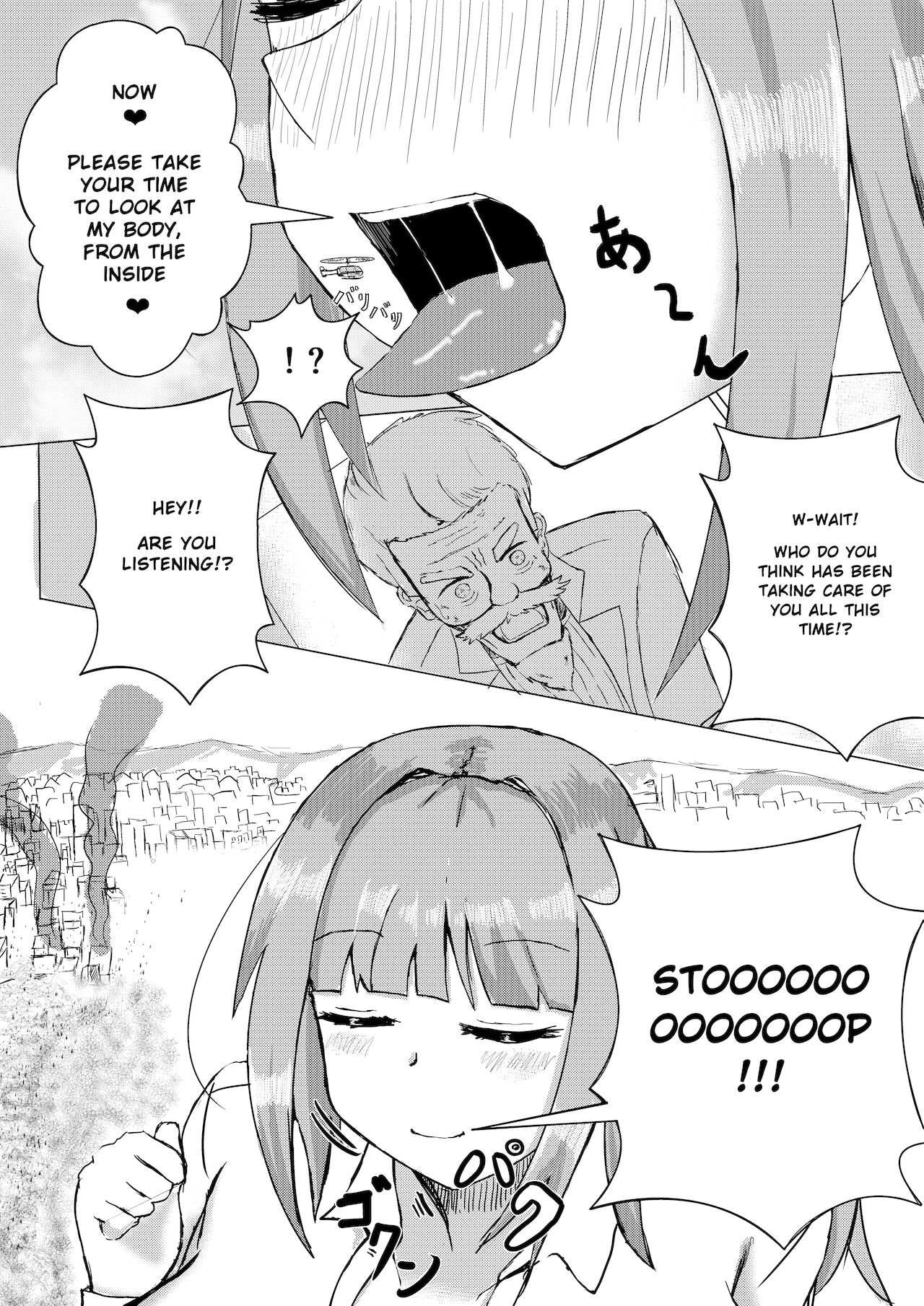 A girl who takes a potion and becomes bigger than a monster page 8 full