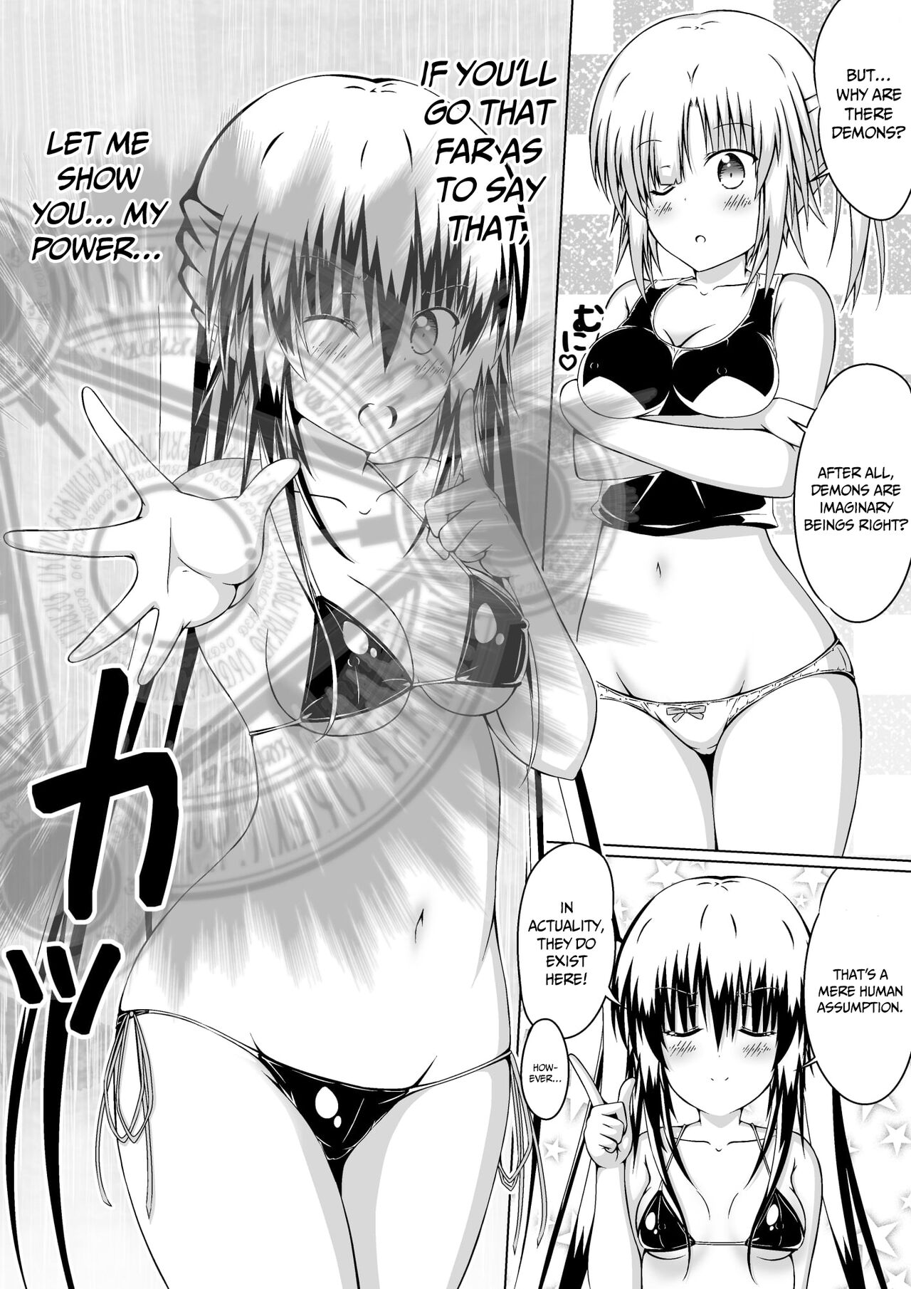 Nyotaika Shite DT to Oppai JD! 2 page 9 full