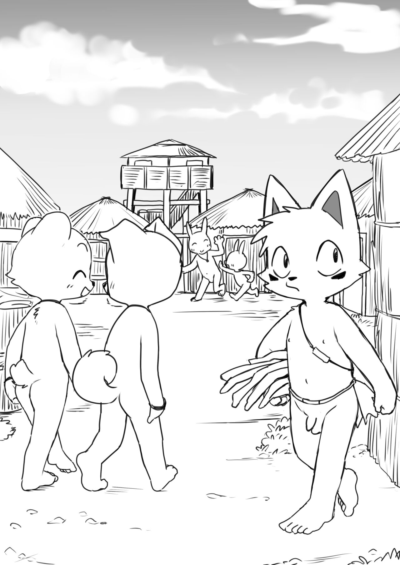 Boy Village page 1 full