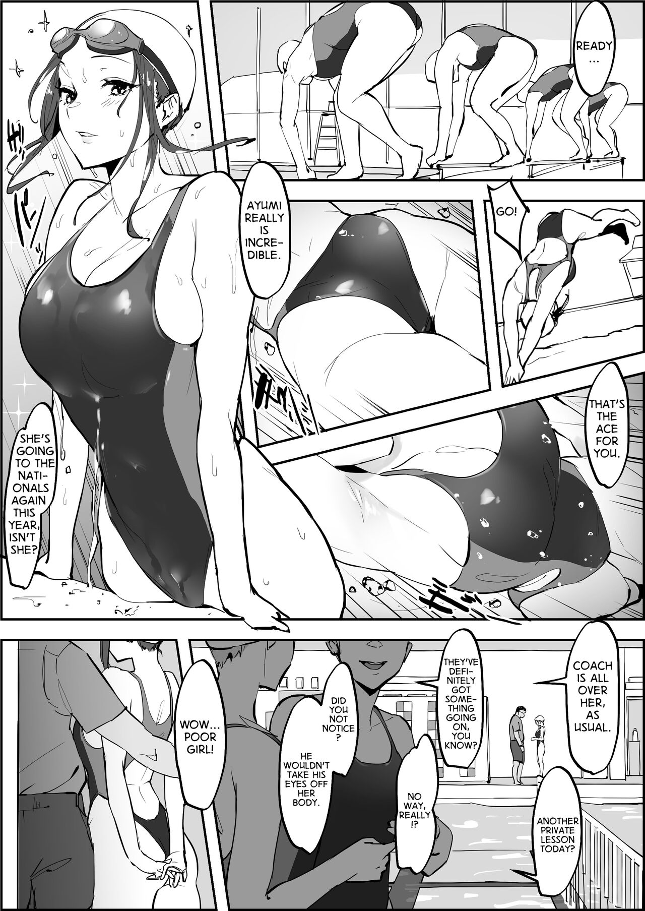 Suieibu no Ace | The Ace of the Swim Team page 1 full