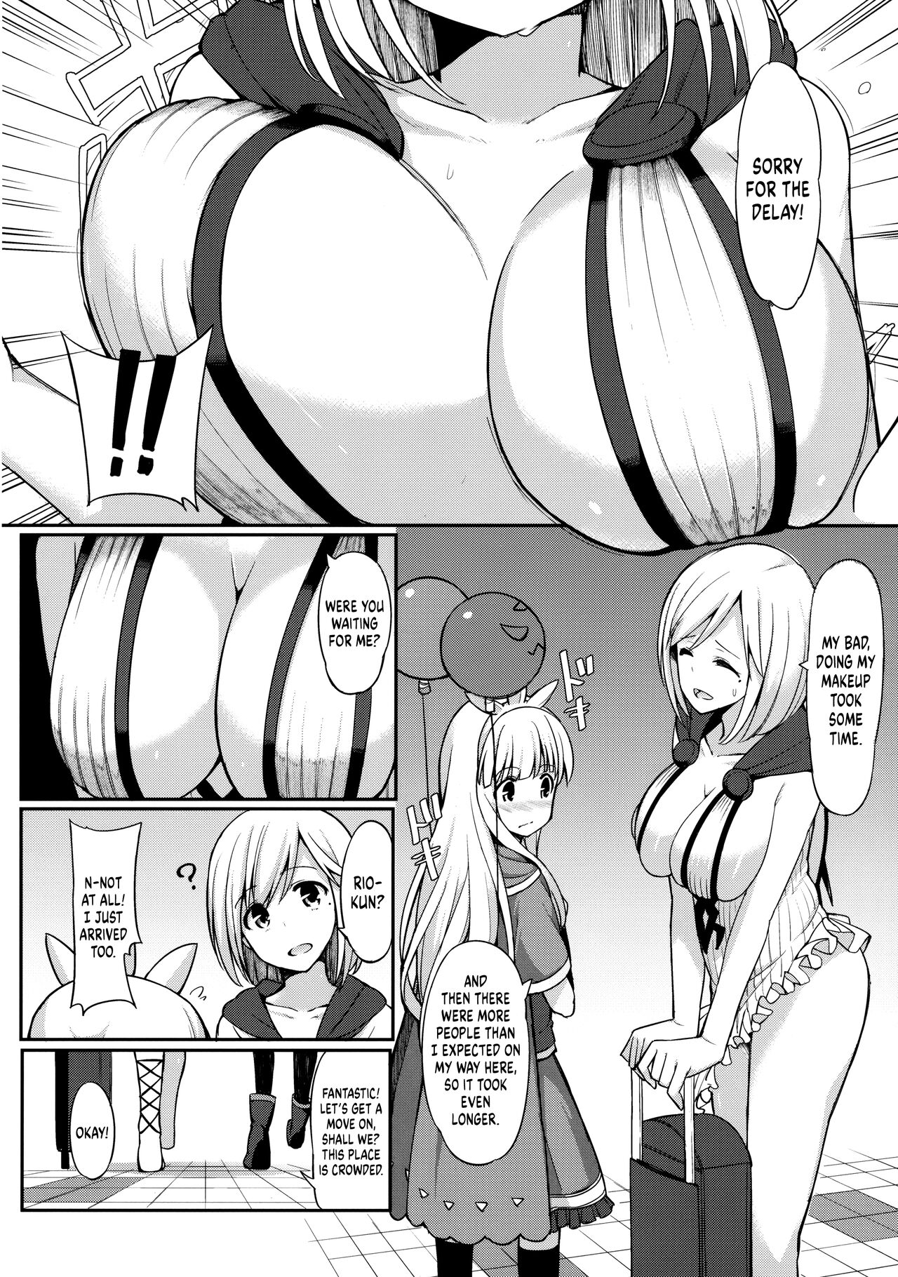 I Had a Cross Fate Episode at Comiket with an Onee-san I Met on Twitter and Spurted out Something Super Thick page 3 full