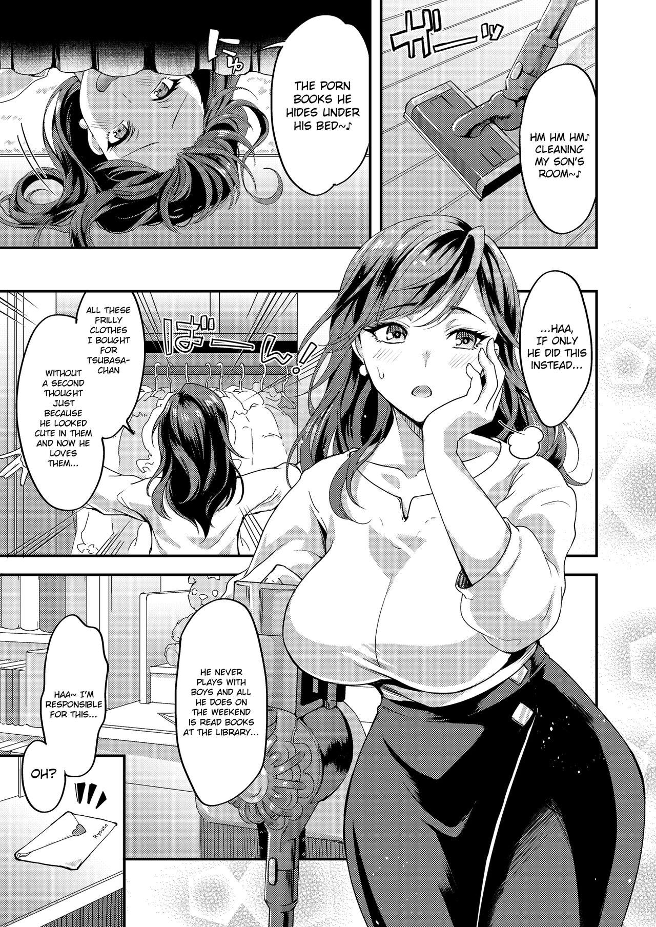 Futanari Mama to Josou Musuko page 2 full