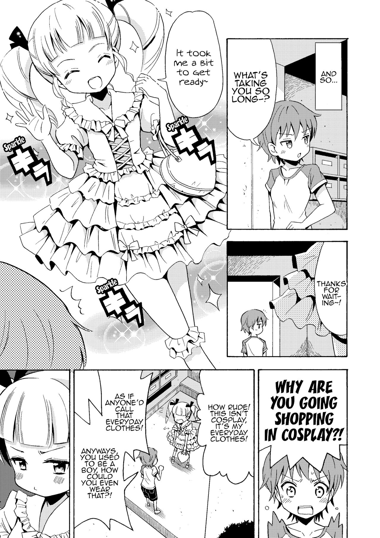 Happy Birthday 2 - Nyotaika Shita no de Mizugi o Kai ni Ittemita | Happy Birthday 2 - Because I have the body of a girl, I tried going shopping for swimsuits. page 7 full