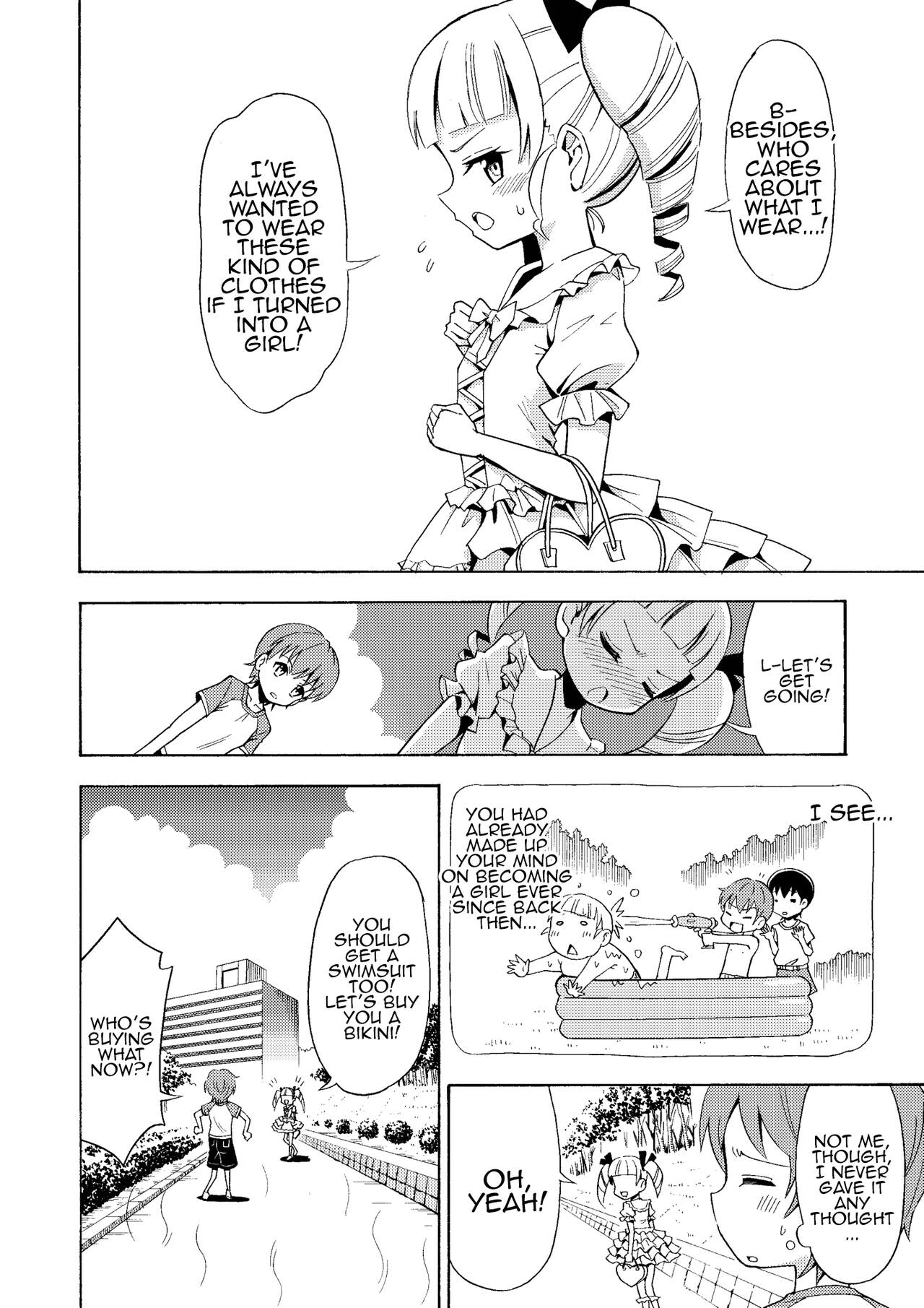 Happy Birthday 2 - Nyotaika Shita no de Mizugi o Kai ni Ittemita | Happy Birthday 2 - Because I have the body of a girl, I tried going shopping for swimsuits. page 8 full