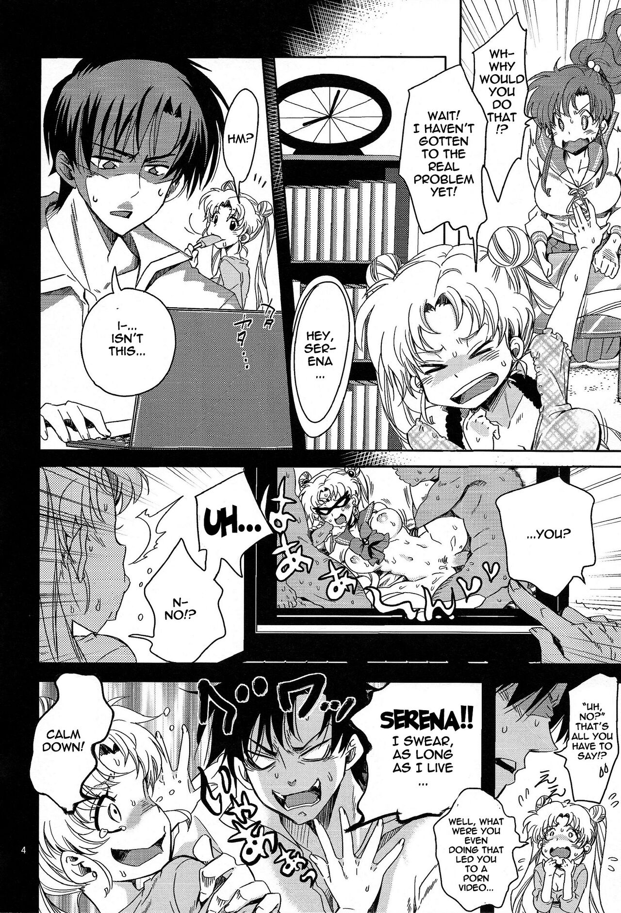 Bishoujo Senshi ni Oshioki! ~Gyaku NTR Hen~ | Punish the Pretty Sailor Soldiers ~Reverse NTR~ page 3 full