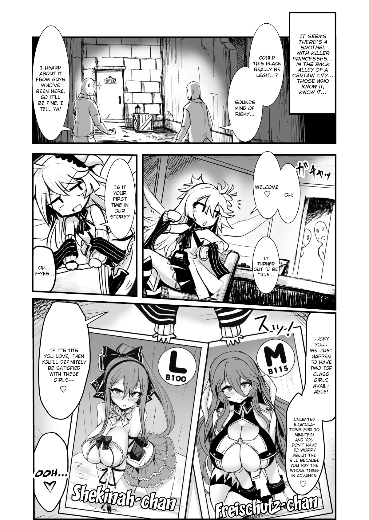 Kill Hime no Iru Paizuri Fuuzoku | A Titfuck Brothel With Killer Princesses page 2 full