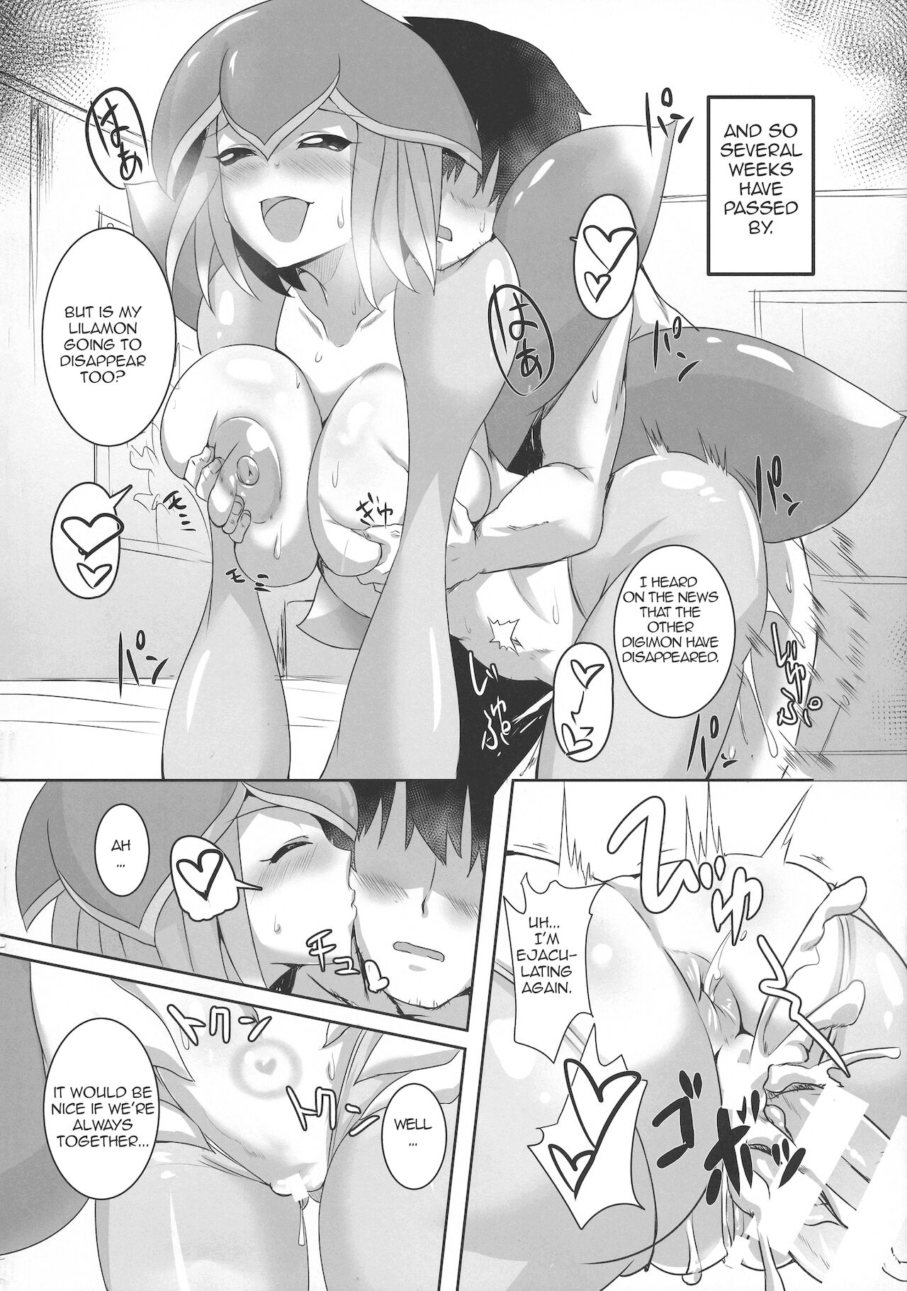 Lilamon to Icha Love Seiseikatsu | Lovey-Dovey Sex Life with Lilamon page 10 full