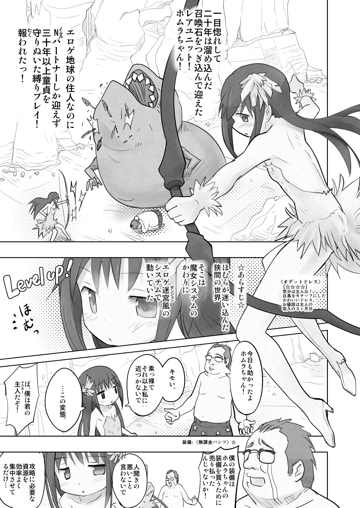 Eroge Chikyuu no Juunin nanoni Doutei no Ore ga Homura-chan o Shoukan shite Ero Dungeon o Kouryaku Shite Mita page 2 full