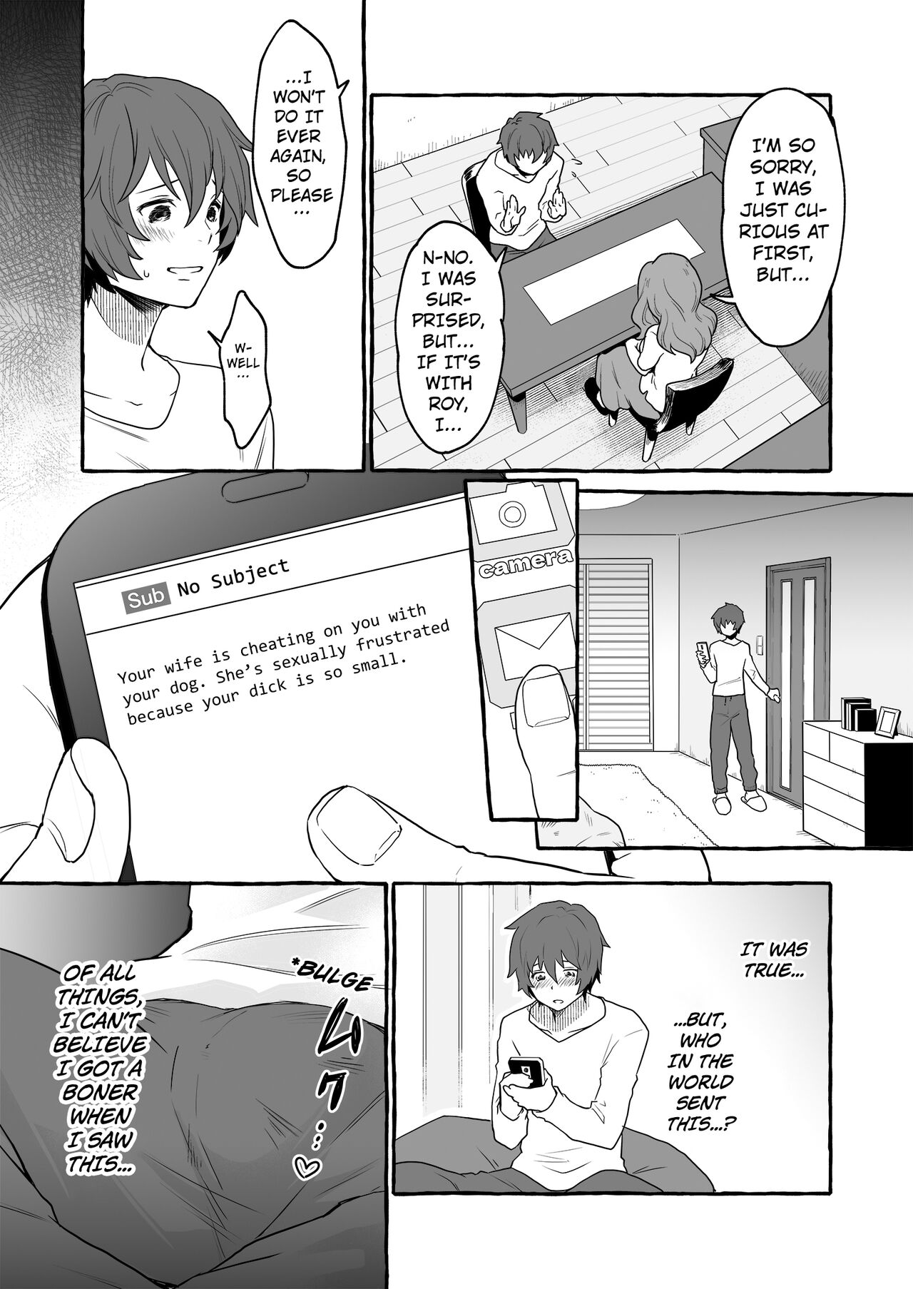 Oinu ni Metorareta Otoko 2 ~Fuufu de Inu no Dorei Ochi~ | The Man Who's Married to a Male Dog 2 ~The Fall of a Married Couple into a Dog's Slave~ page 5 full