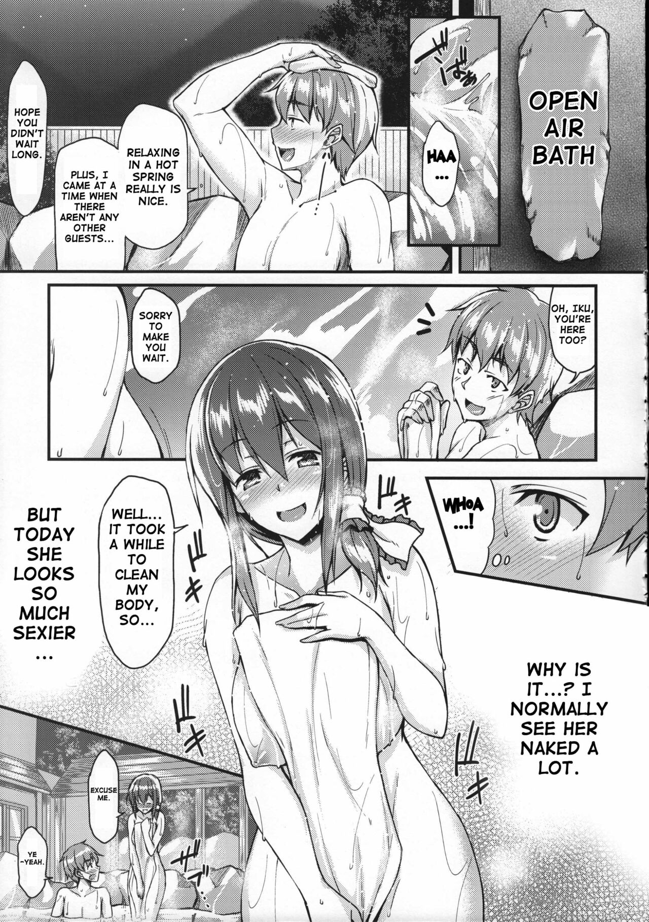 Iku-san to Onsen de Ichaicha Shitai!! | I Want to Flirt With Iku-san at the Hot Spring!! page 6 full