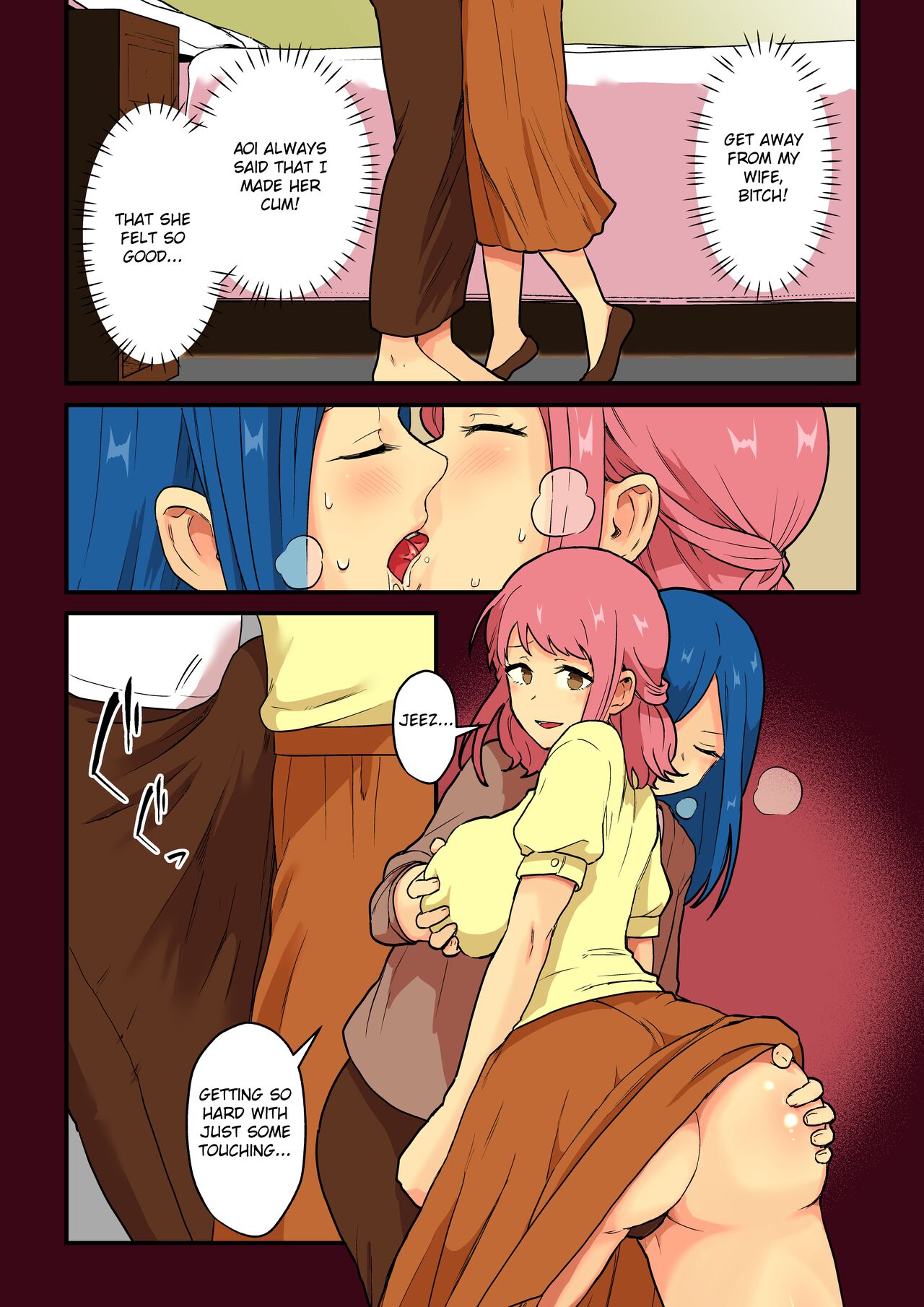 Hitozuma ga Kyokon Futanari ni Netorarete Kimeseku Haretsu Suru Hanashi page 8 full