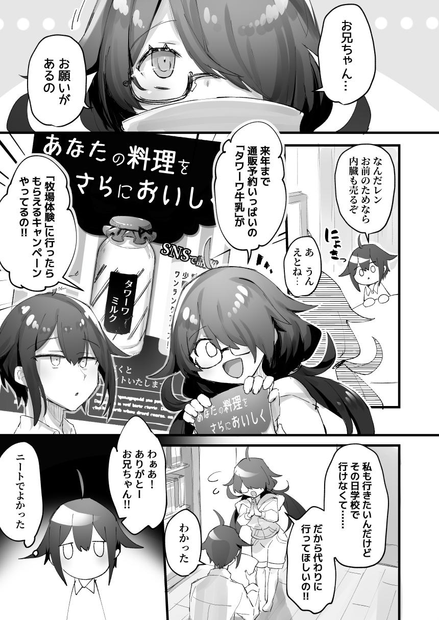1-nichi Nyuugyuu Taiken ~Oishii Milk ga Dekiru made~ page 3 full