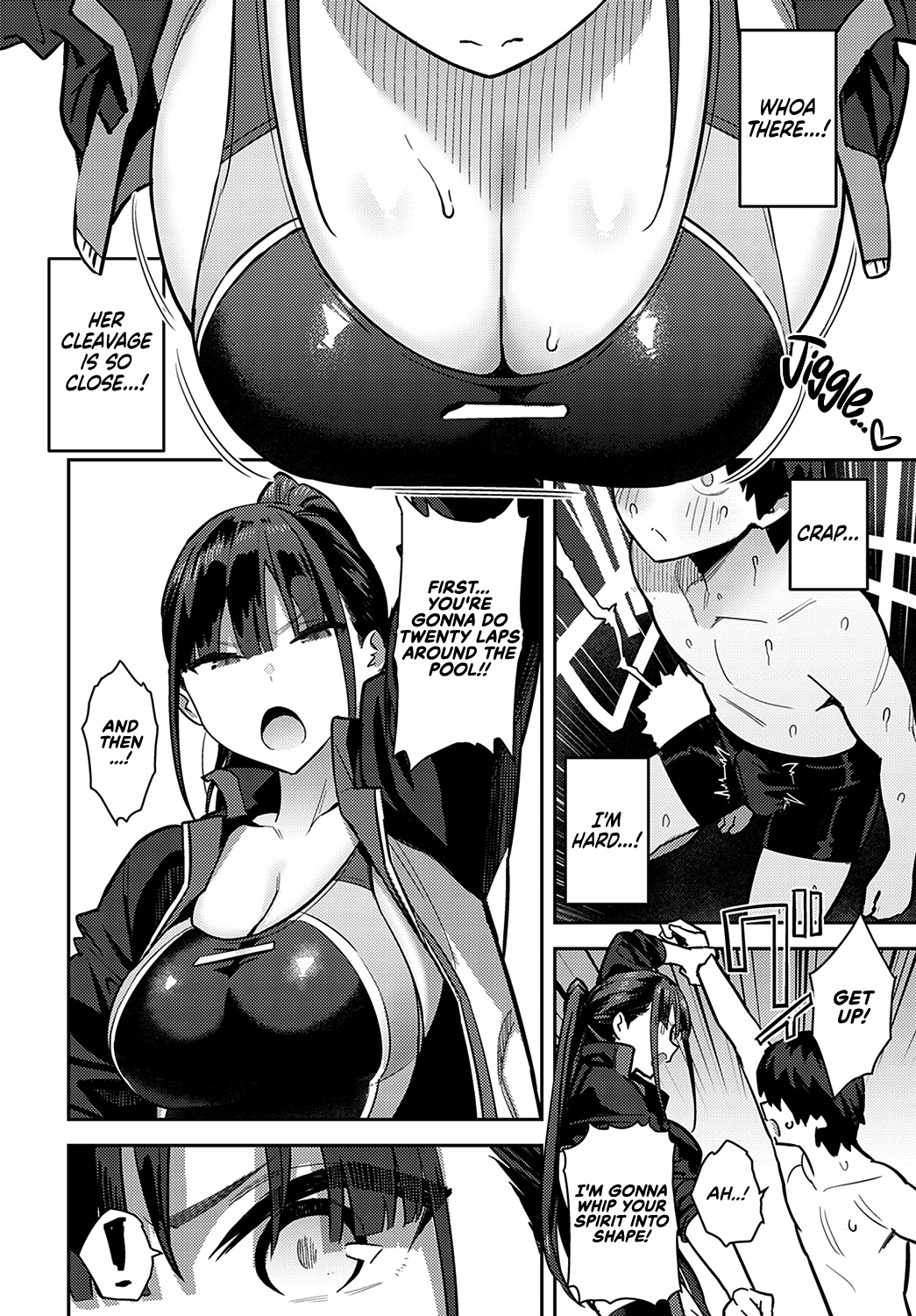 Kyouei Senpai ni Nuite morau | Getting Jerked off by the Swimming Club Senpai page 4 full