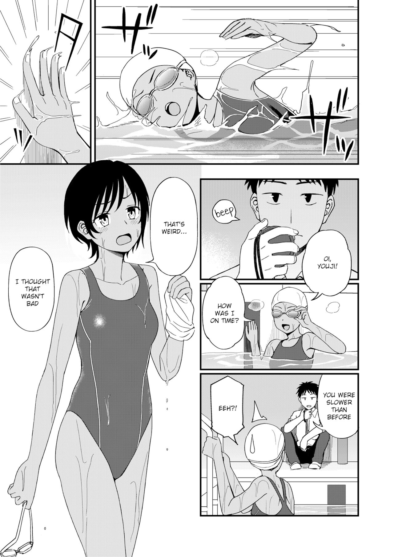 Poolside no Kanojo page 1 full