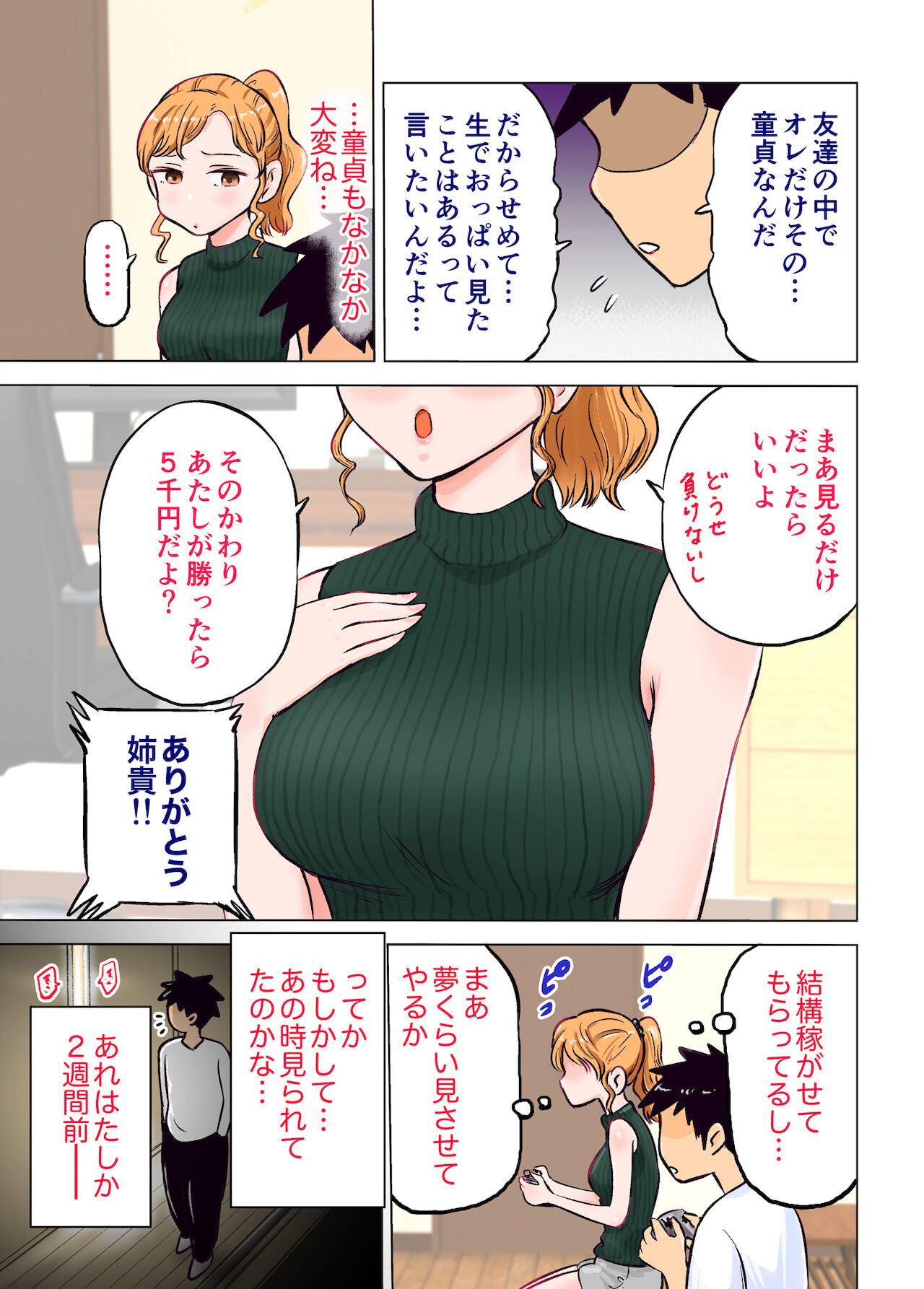 Nee-chan to Game Taiketsu de Ecchi na Onegaishitemita page 4 full